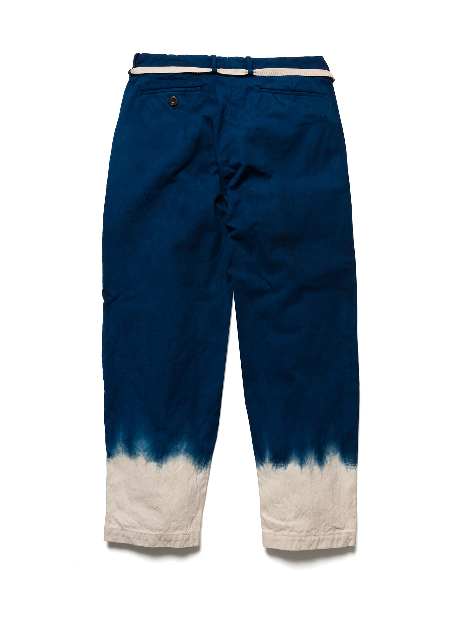 10oz Canvas Tapered 2Tuck Pants | Natural Indigo - Image 8