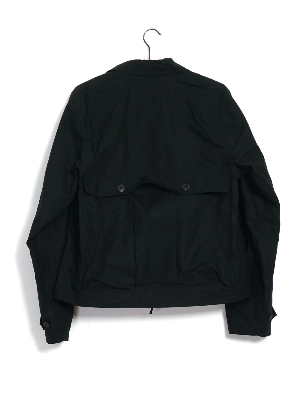DEXTER 29-72-2 | Short Wide Utility Jacket | Waxed Black - Image 7