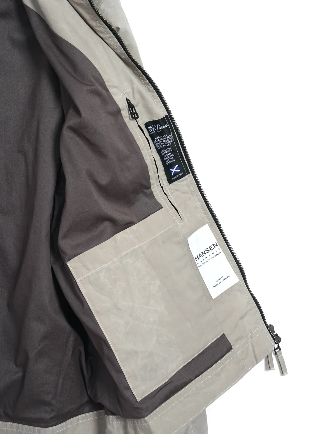 DEXTER 29-72-5 | Short Wide Utility Jacket | Waxed Concrete - Image 9