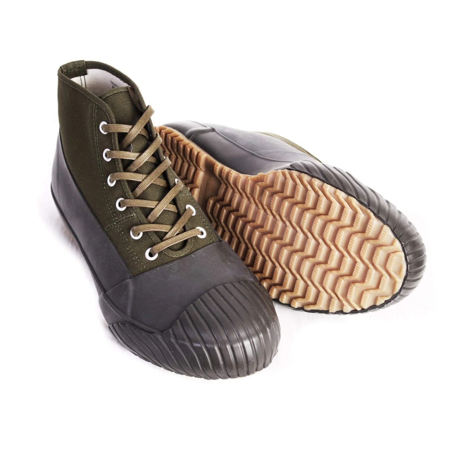 ALLWEATHER | Vulcanised Sole Sneaker Boot | Khaki - Image 3