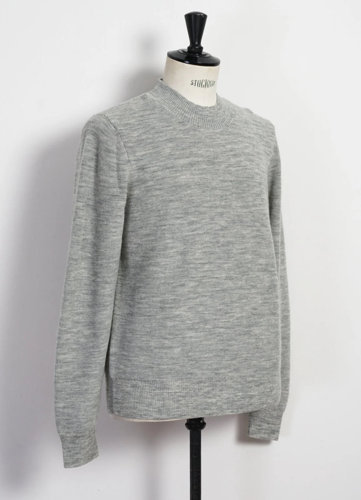 ANDRE | Knitted Crew Neck Sweater | Winter Grey - Image 3