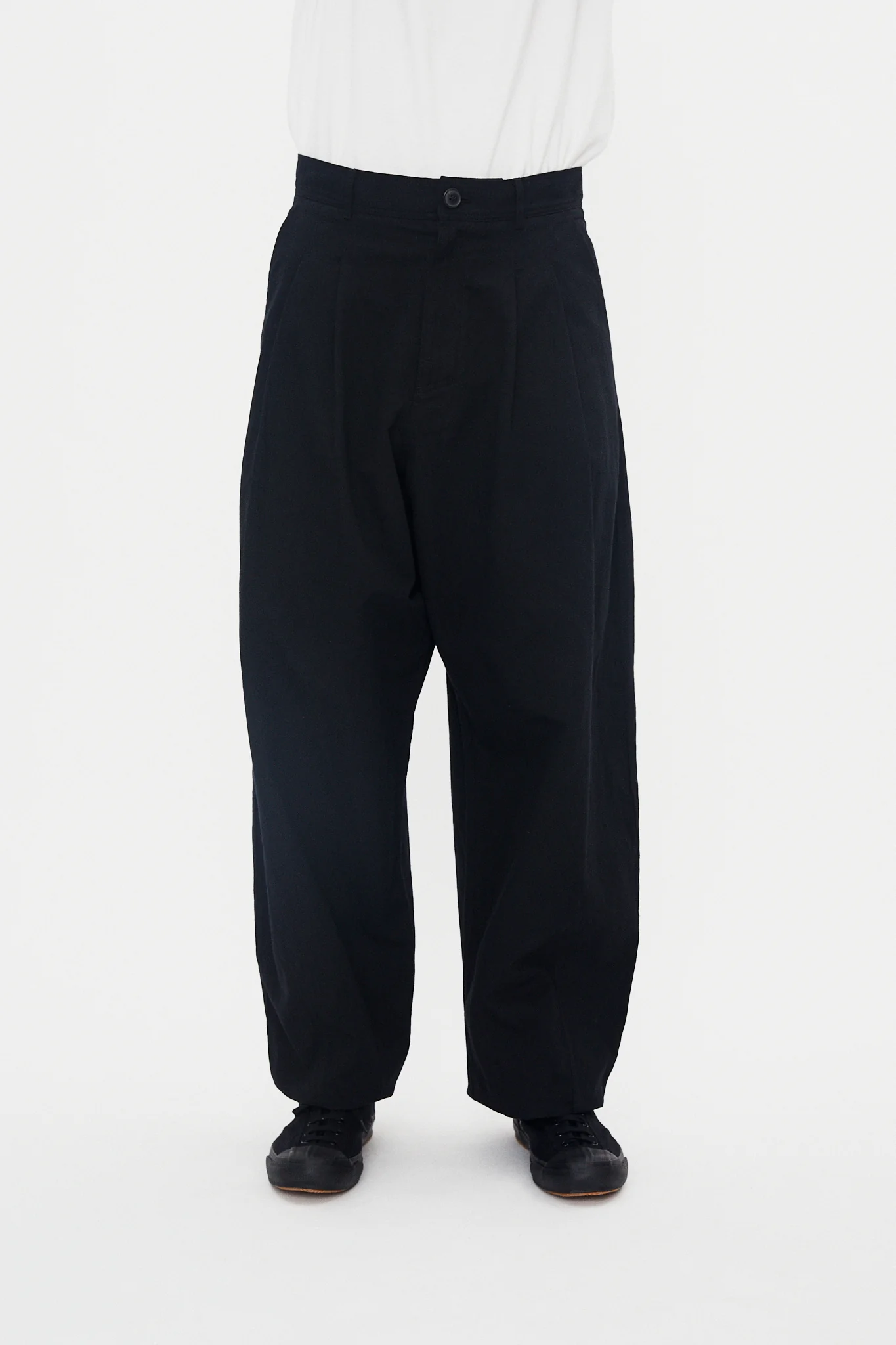 ANDREW 31-75-2 | Balloon Trousers | Black Twill - Image 2
