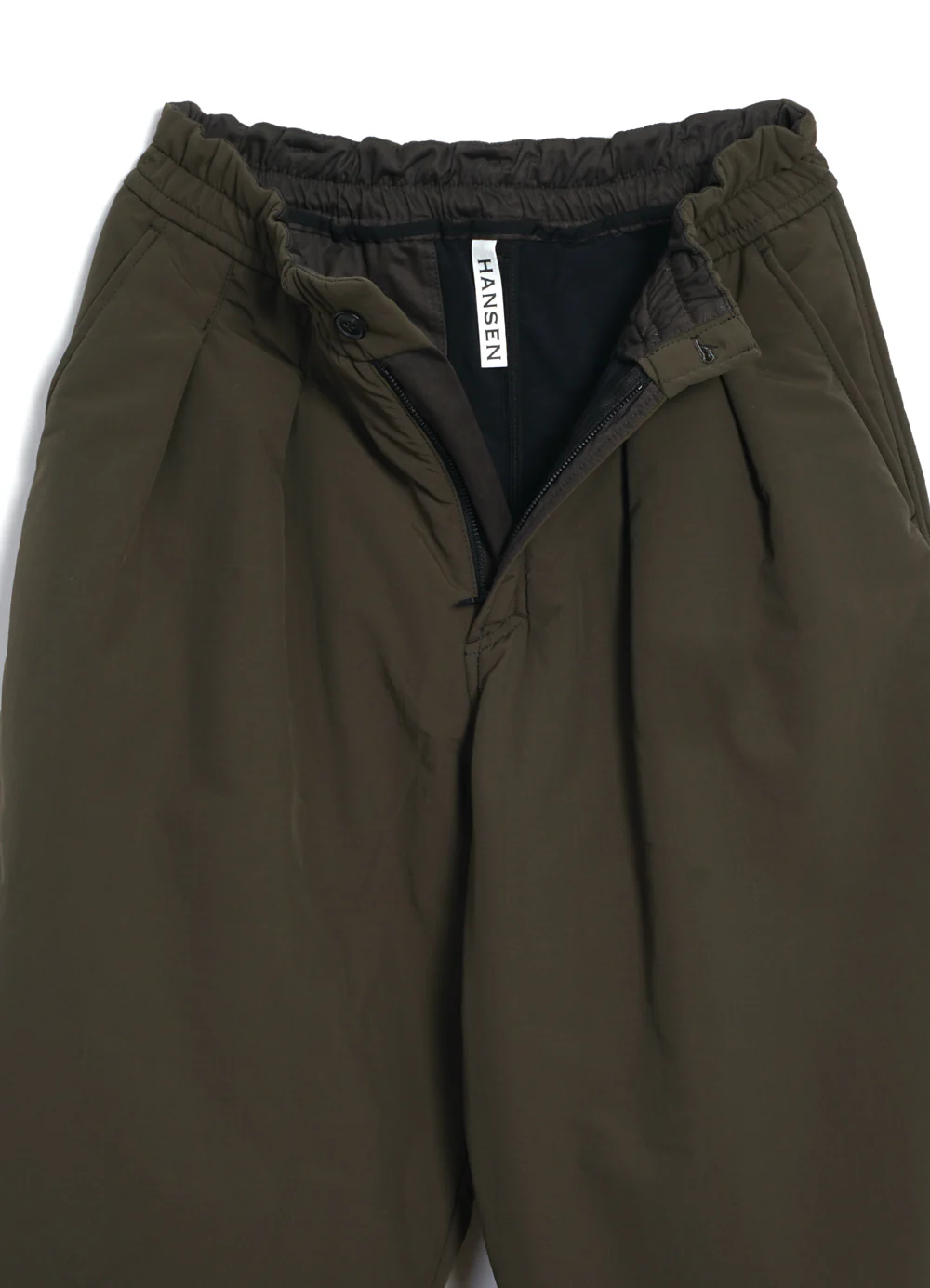 ANDY 28-23-6 | Wide Cut Padded Trousers | Padded Olive - Image 4