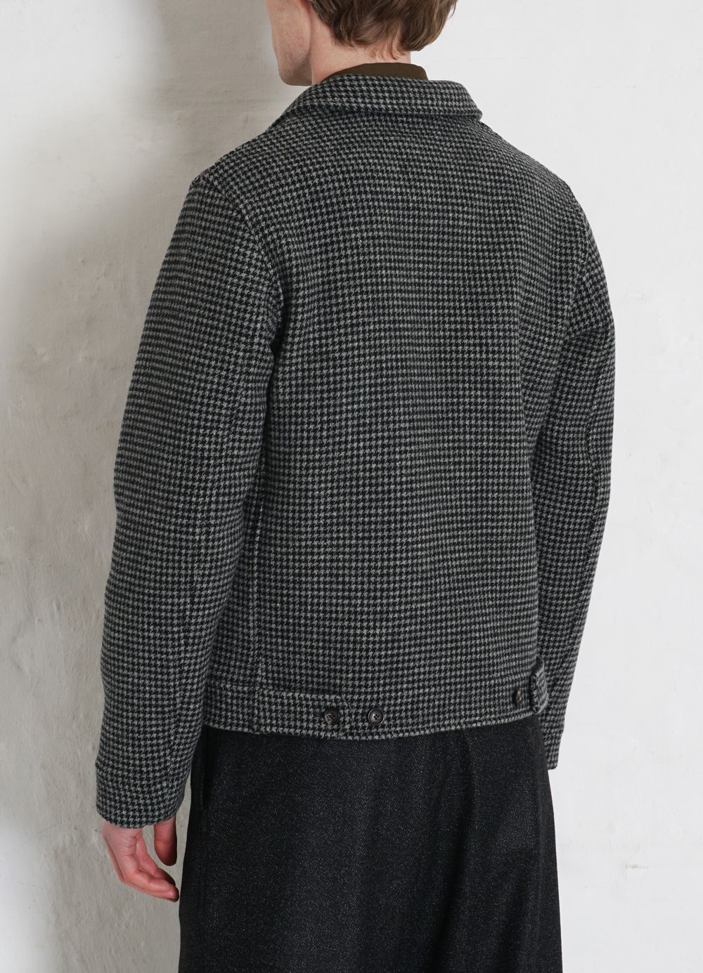 ATLAS | Short Wool Felt Jacket | Pepper - Image 5