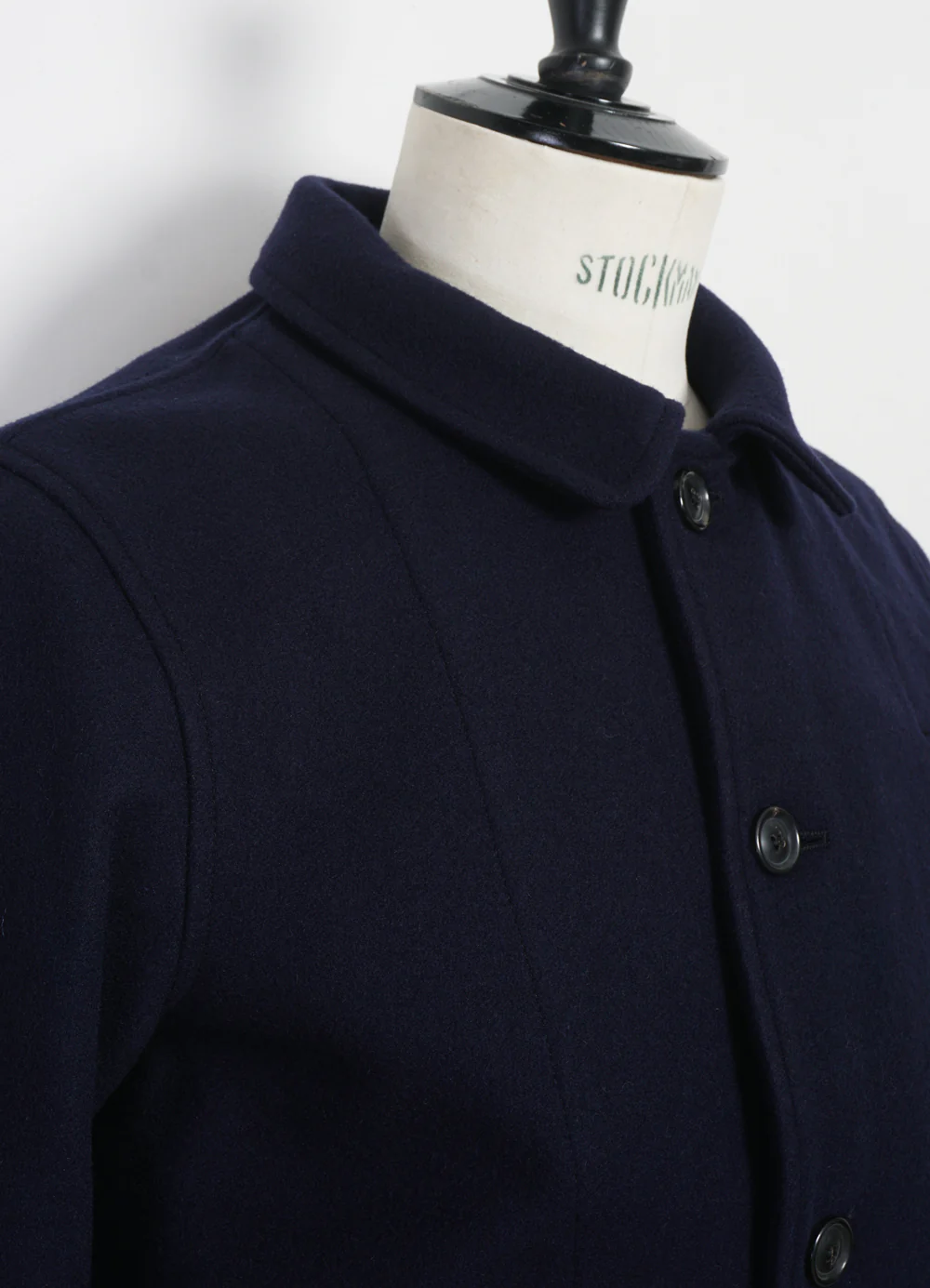 ATLAS | Short Wool Felt Jacket | Solid Blue - Image 7