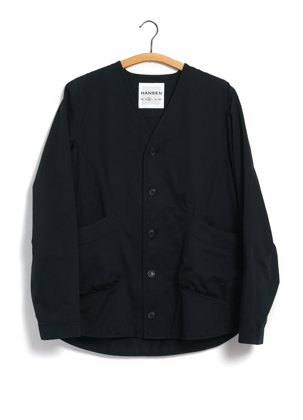 BERNARD 29-77-2 | Loose Fit Light Jacket | Black Drill
