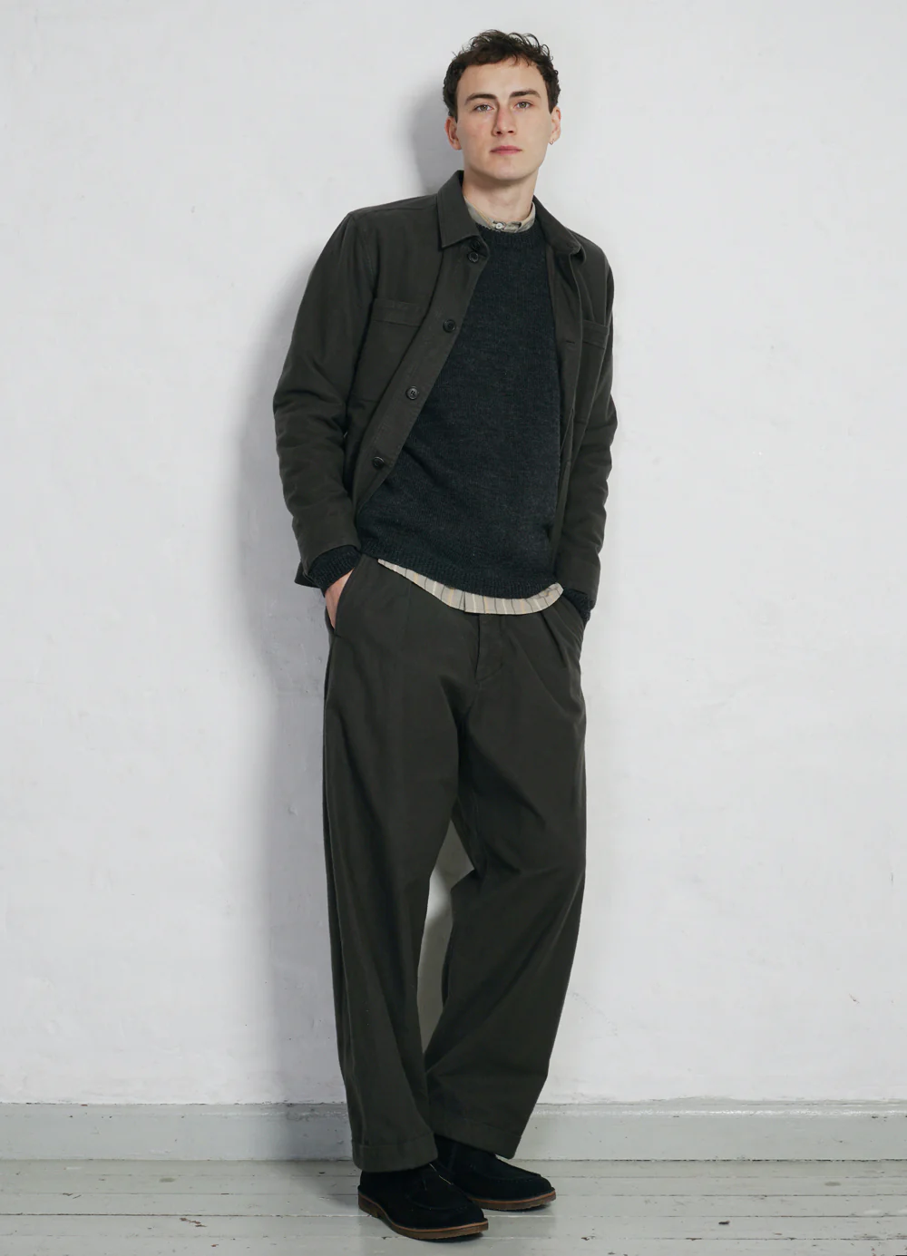 BERTRAM | Refined Work Jacket | Grey - Image 2