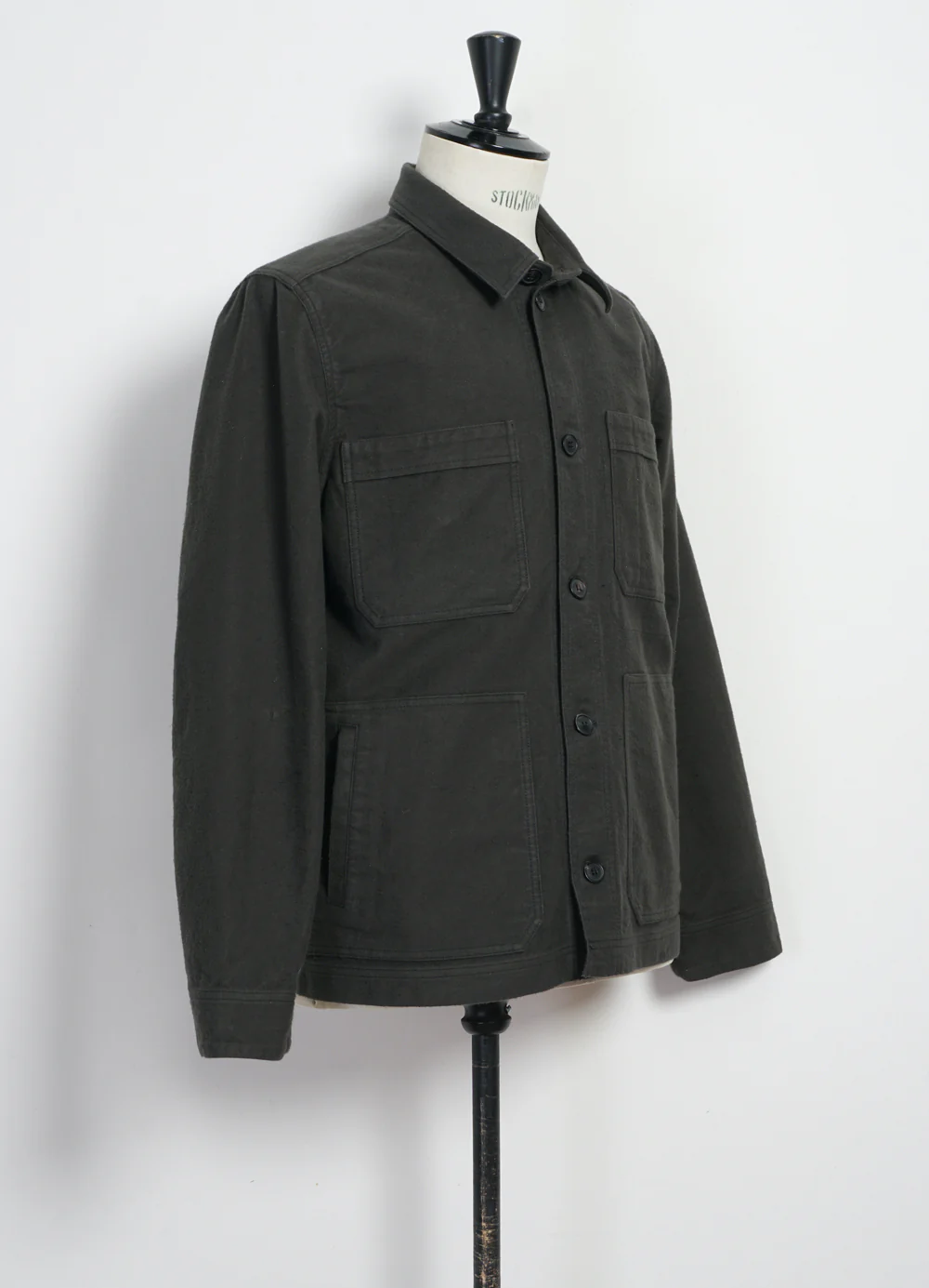 BERTRAM | Refined Work Jacket | Grey - Image 3