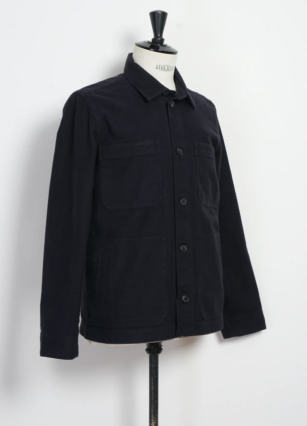 BERTRAM | Refined Work Jacket | Navy - Image 3
