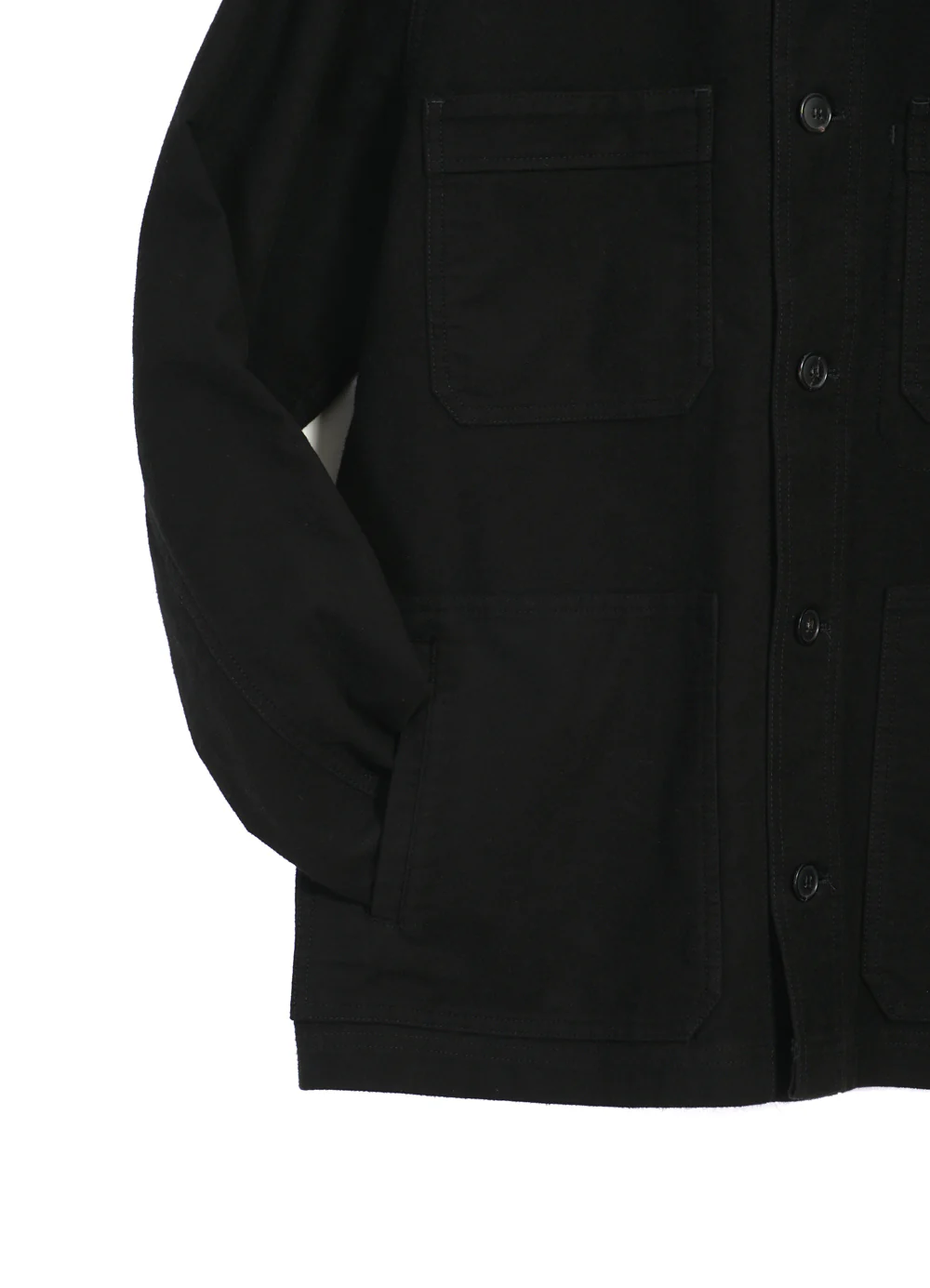 BERTRAM 28-22-2 | Refined Moleskin Work Jacket | Black - Image 4