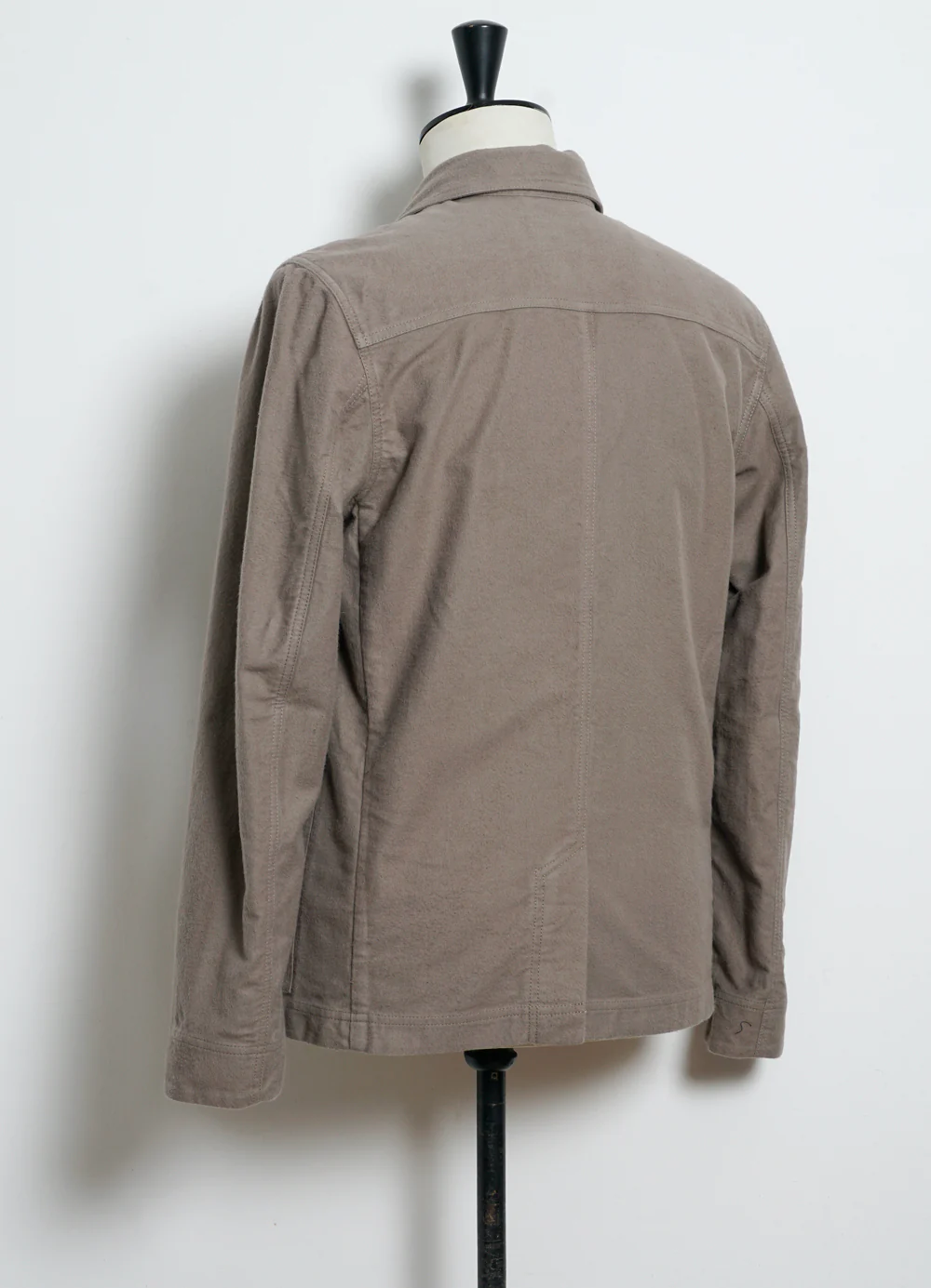 BERTRAM 28-22-7 | Refined Moleskin Work Jacket | Light Stone - Image 5