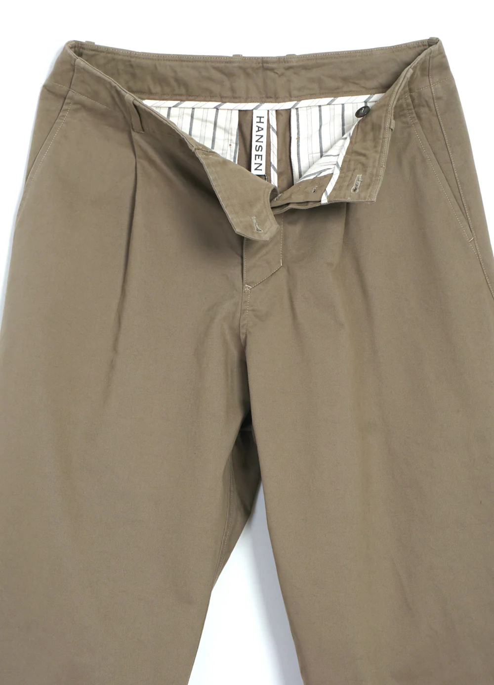 BOBBY 31-56-7 | Wide Pleated Everyday Trousers | Beige - Image 4
