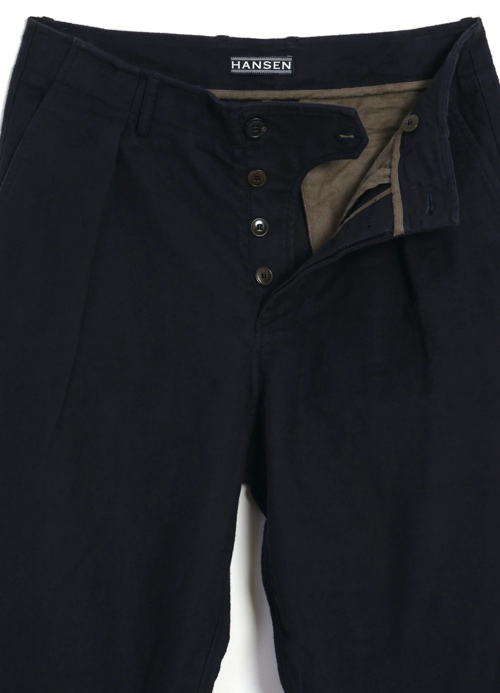 BOBBY | Super Wide Pleated Trousers | Navy - Image 6