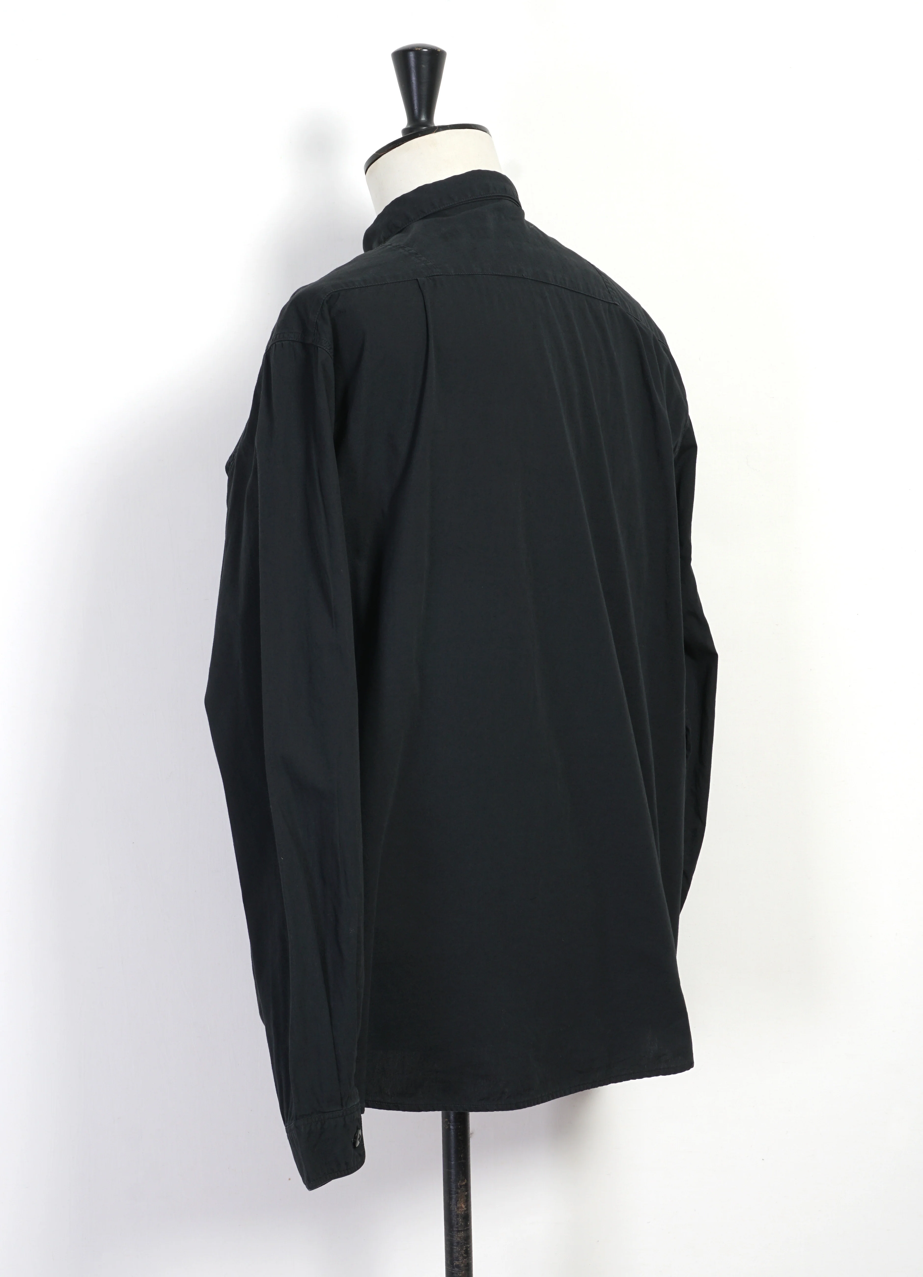 BROAD CLOTH | Anorak Shirt | Black - Image 3