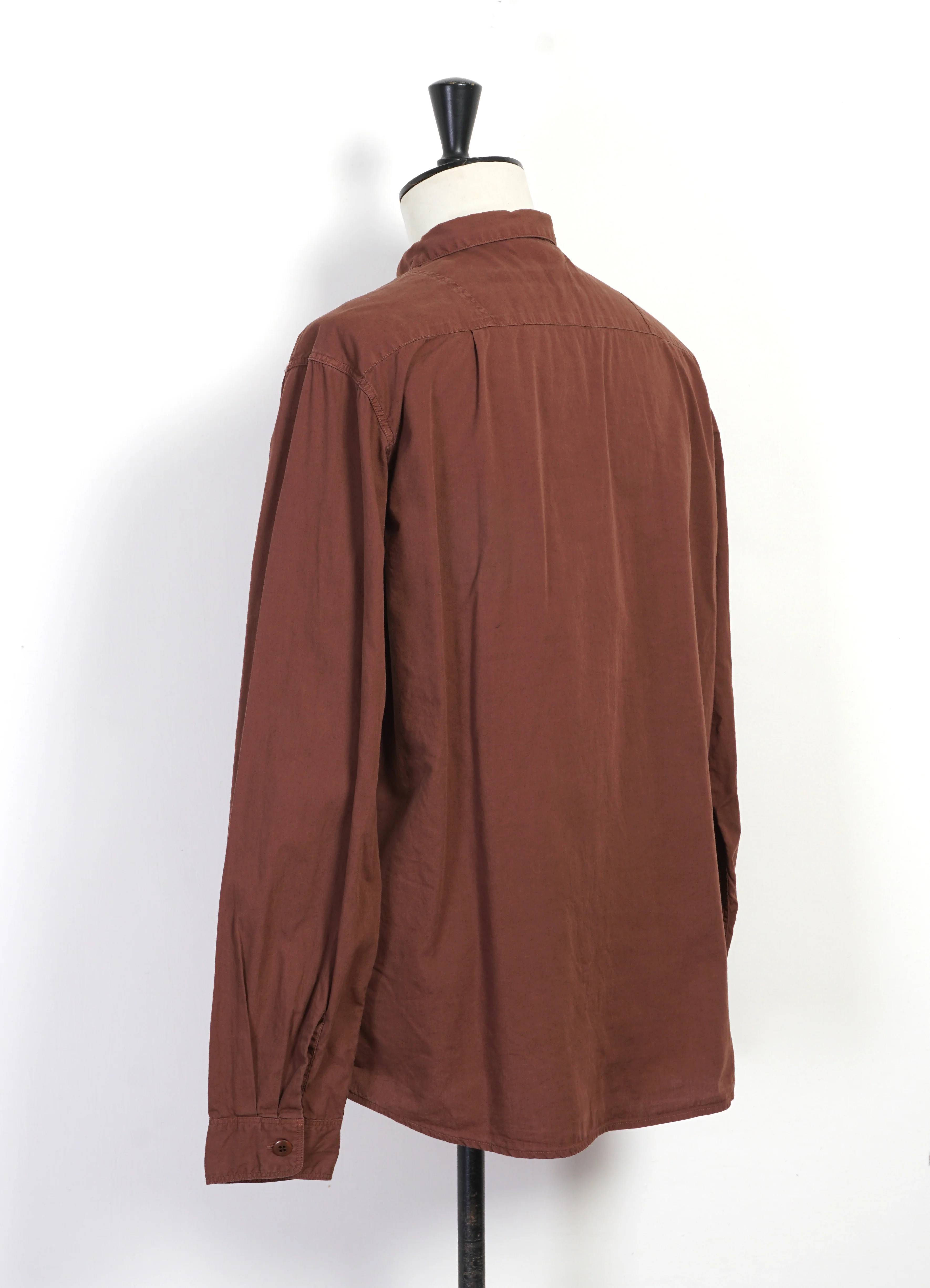 BROAD CLOTH | Anorak Shirt | Brown - Image 3