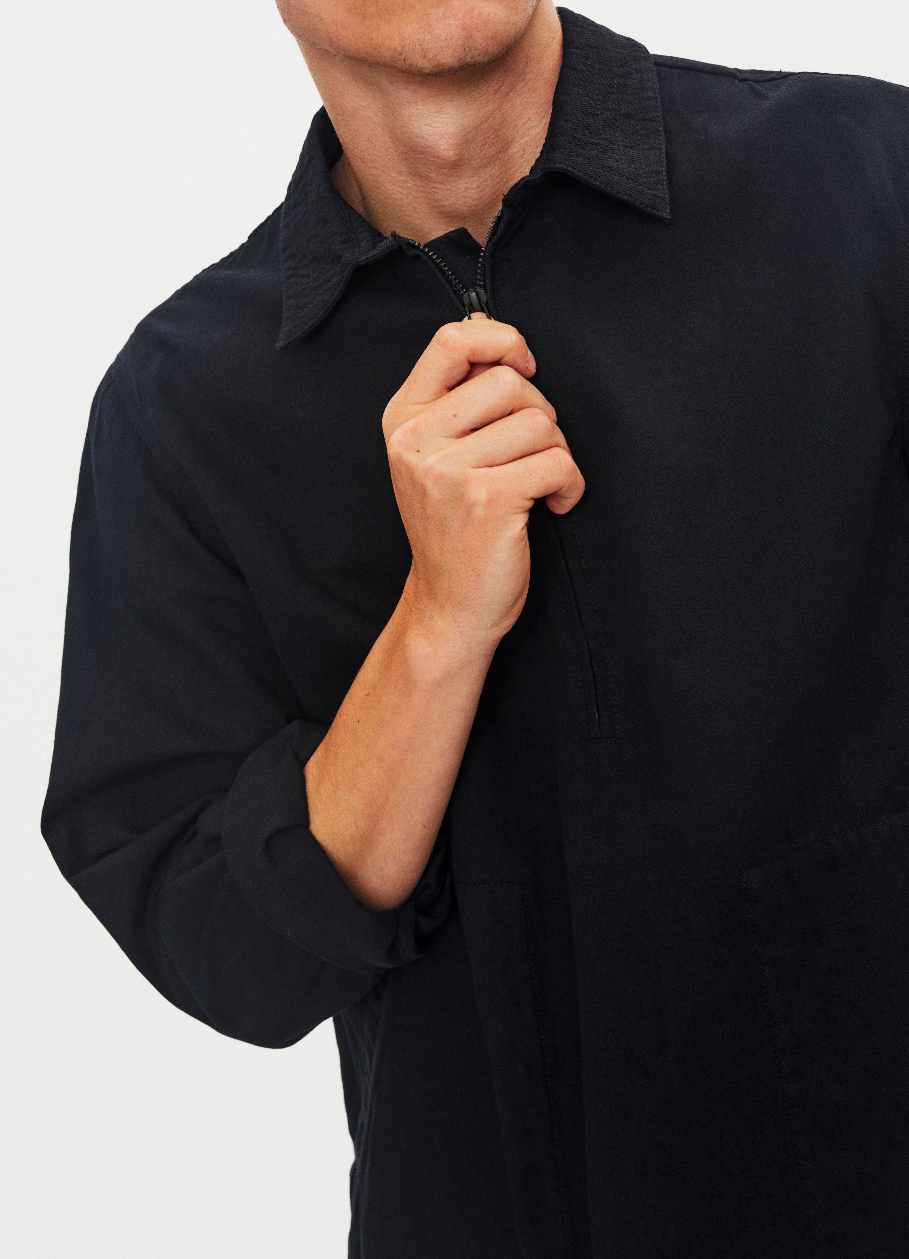 BRUNO 31-75-2 | Pull-on Jacket | Black Twill - Image 2