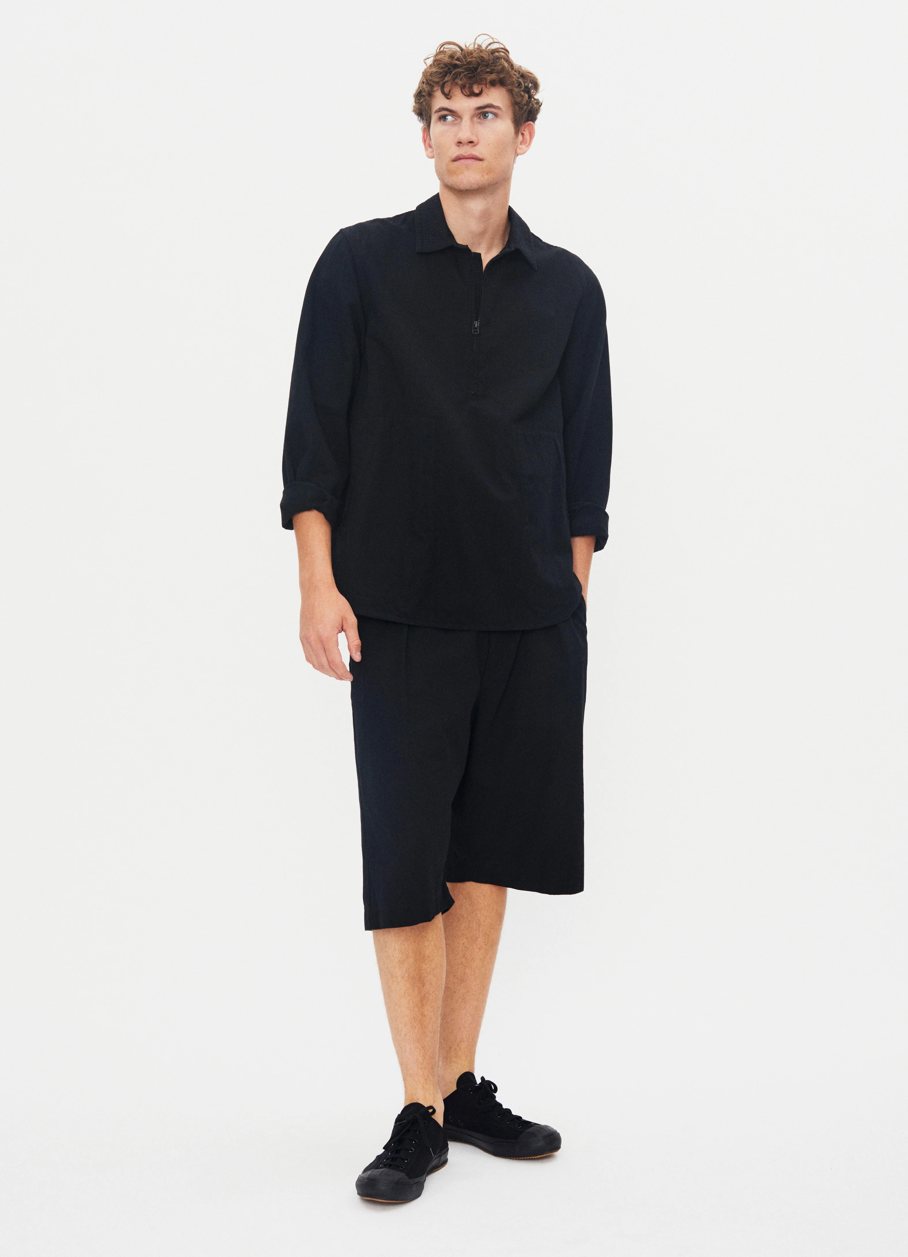 BRUNO 31-75-2 | Pull-on Jacket | Black Twill - Image 7