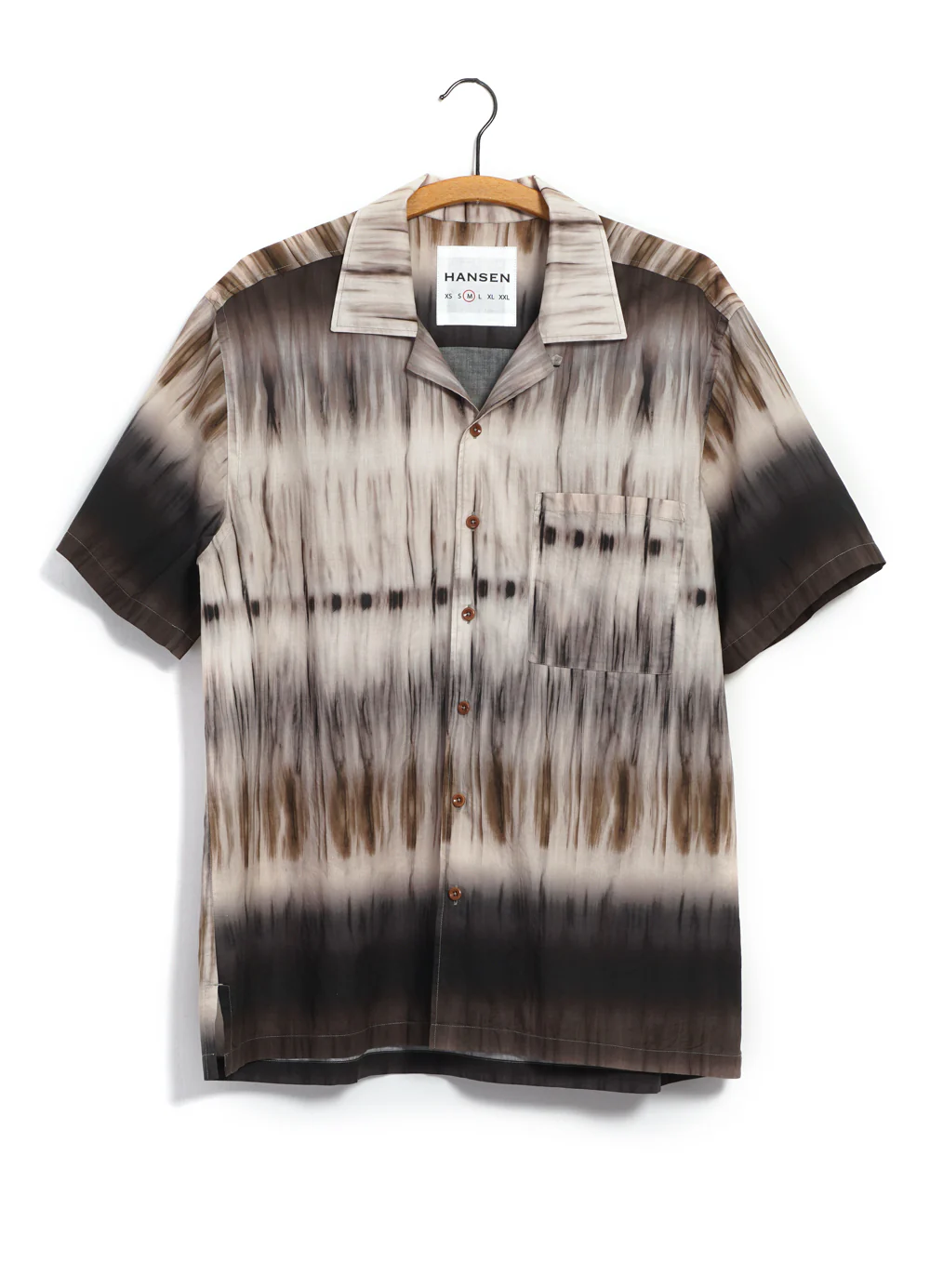 CALEB 29-49-9 | Short Sleeve Cabana Shirt | Tiramisu