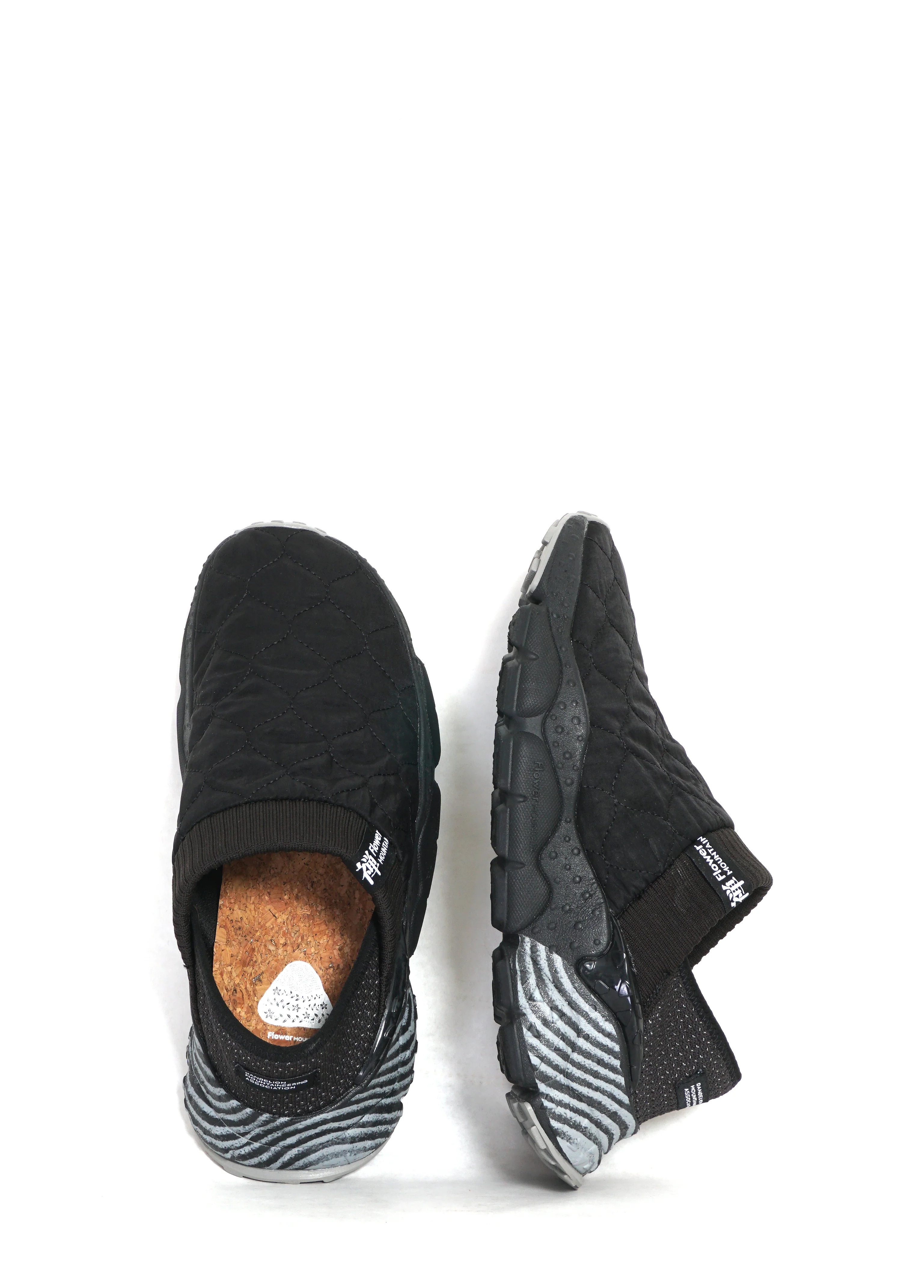 CAMP UNI | Nylon Slip-on Sneaker | Black - Image 3
