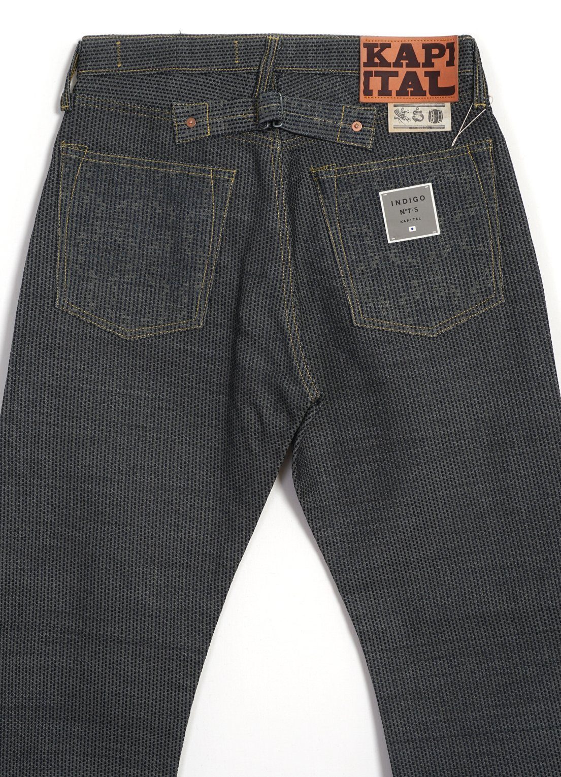 CENTURY DENIM MONKEY CISCO | Sashiko 5P Jeans | N7S(Silver) - Image 3