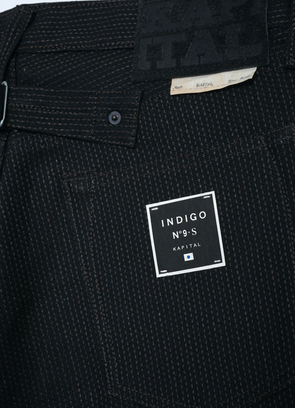 CENTURY DENIM MONKEY CISCO | Sashiko 5P Jeans | N9S(Mud) - Image 2