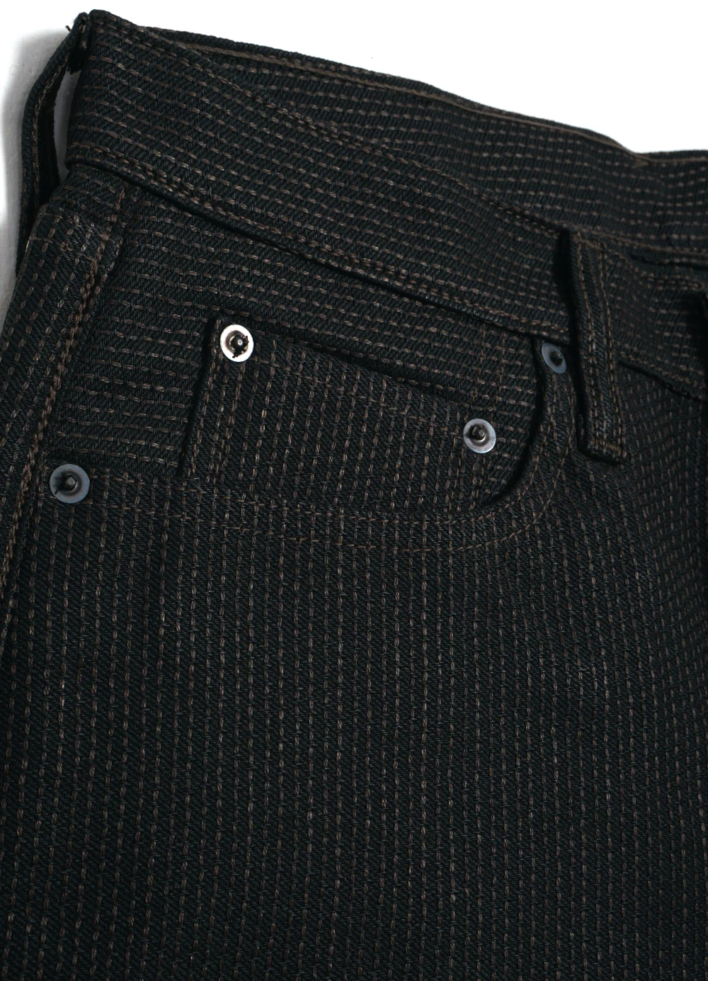 CENTURY DENIM MONKEY CISCO | Sashiko 5P Jeans | N9S(Mud) - Image 3