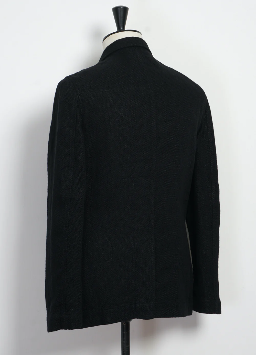 CHARLIE 29-58-2 | Easy Three Button Blazer | Black Gauze - Image 6