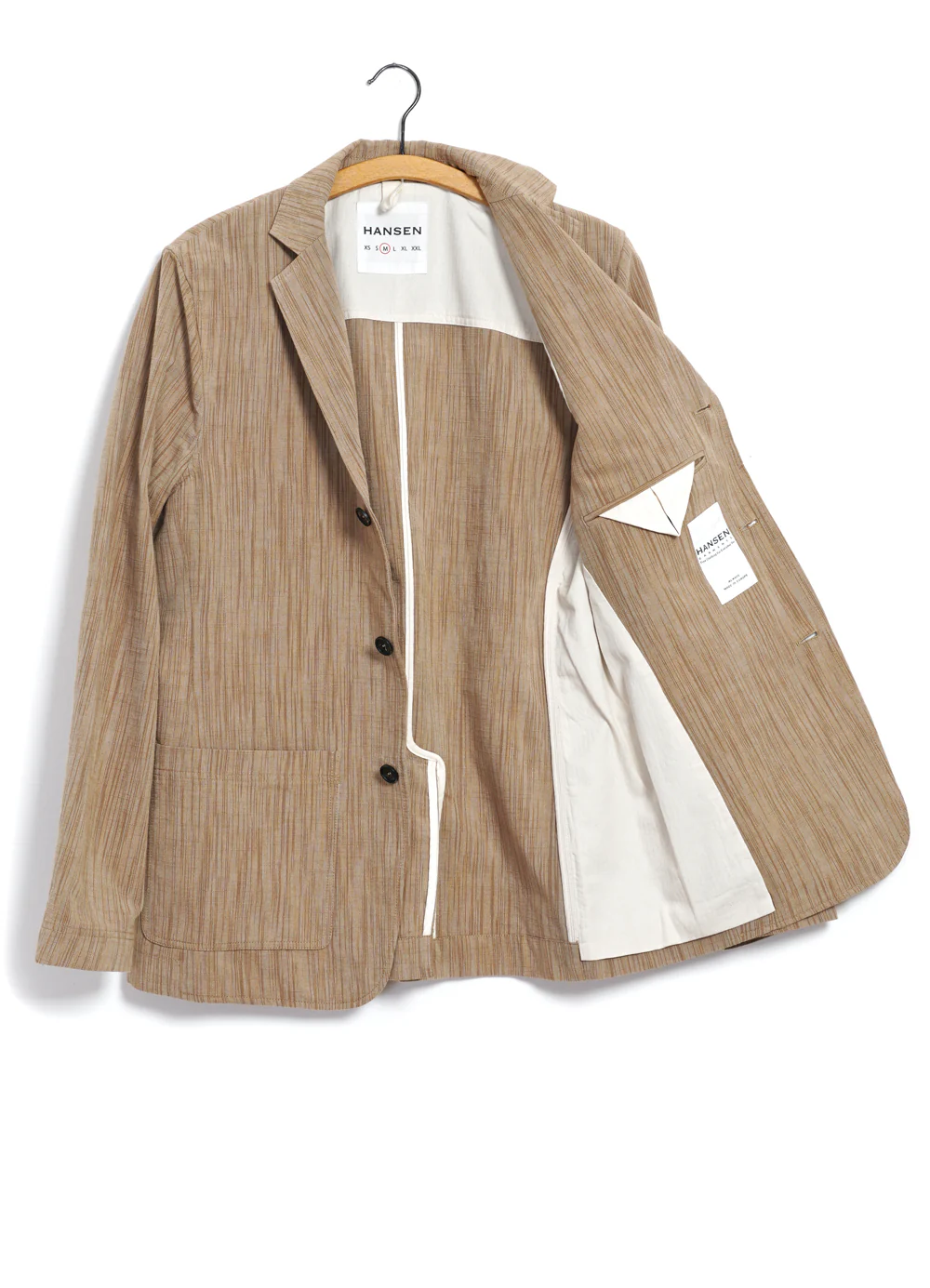 CHARLIE 29-61-9 | Easy Three Button Blazer | Sepia - Image 7
