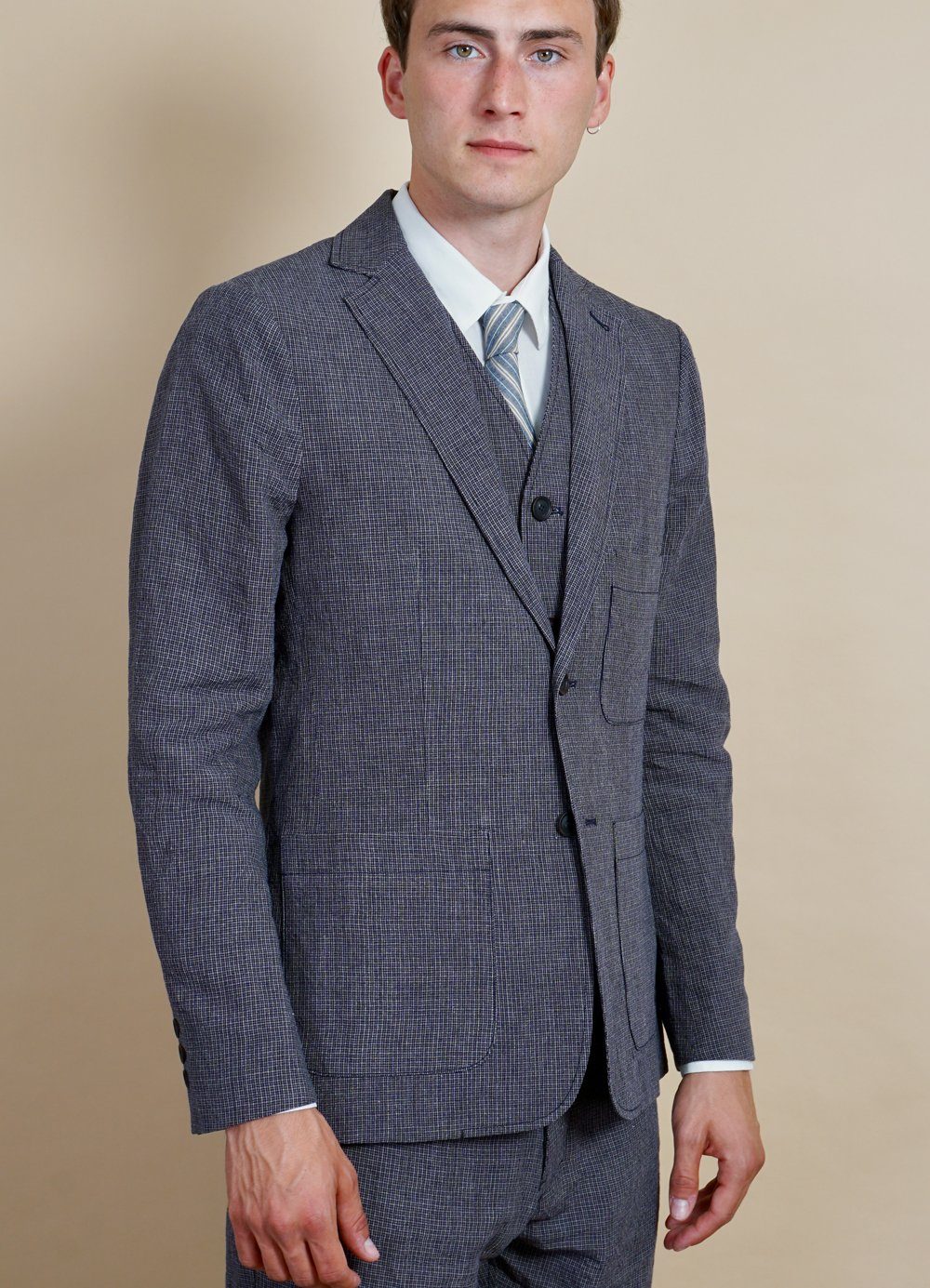 CHRIS | Two Button Classic Blazer | River - Image 3