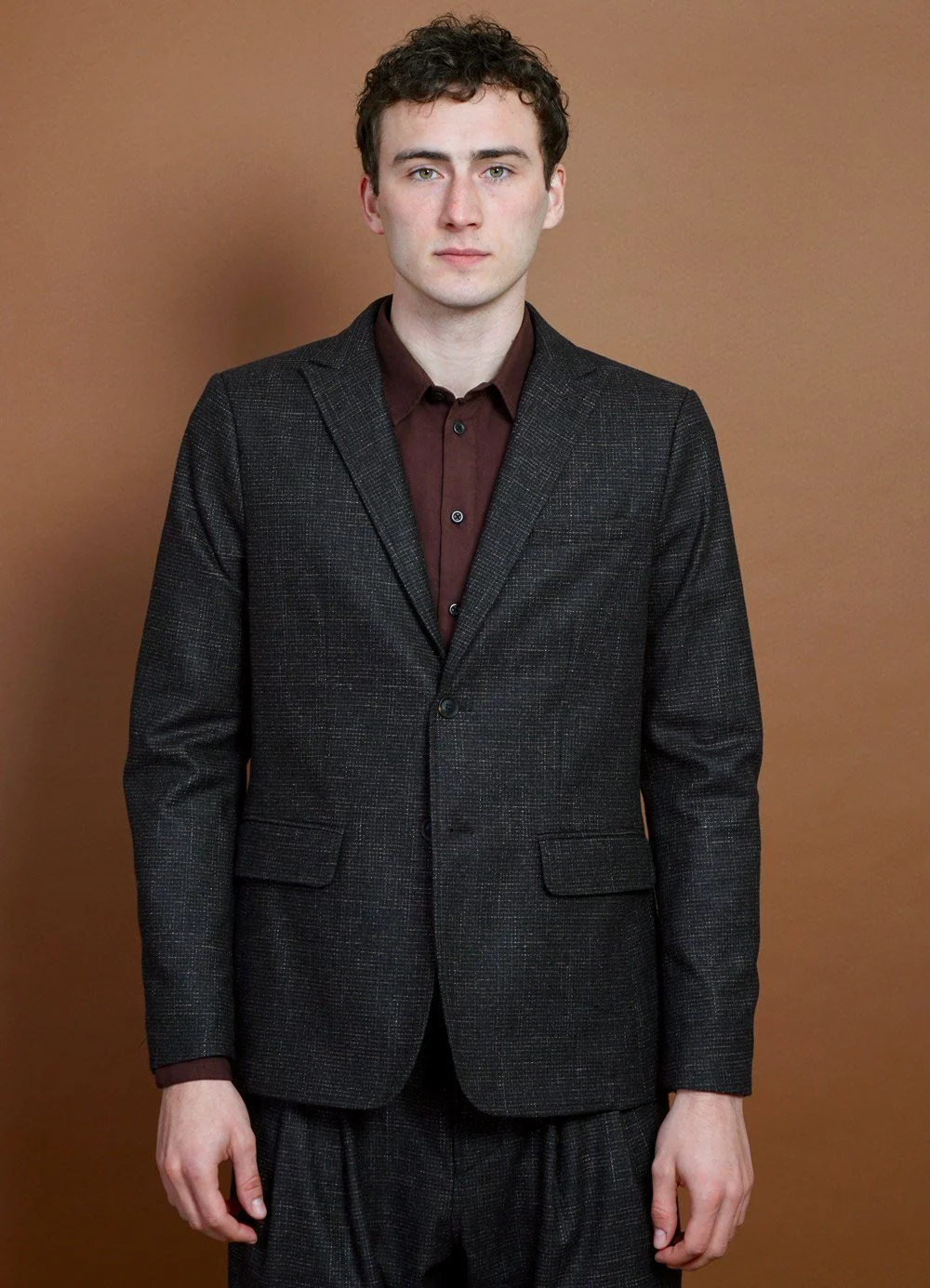 CHRISTOFFER | Classic Two Button Blazer | Macchiato - Image 3