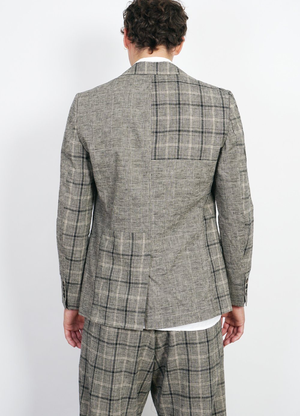 CHRISTOFFER | Two Button Blazer | Mixed Check - Image 3