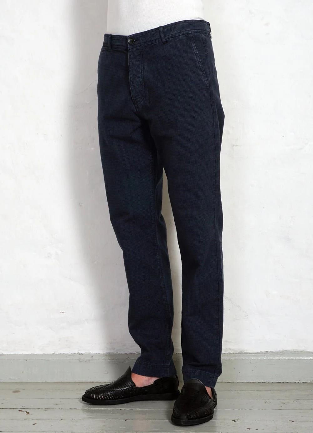 FRED | Regular Cut Work Trousers | Black Navy - Image 3