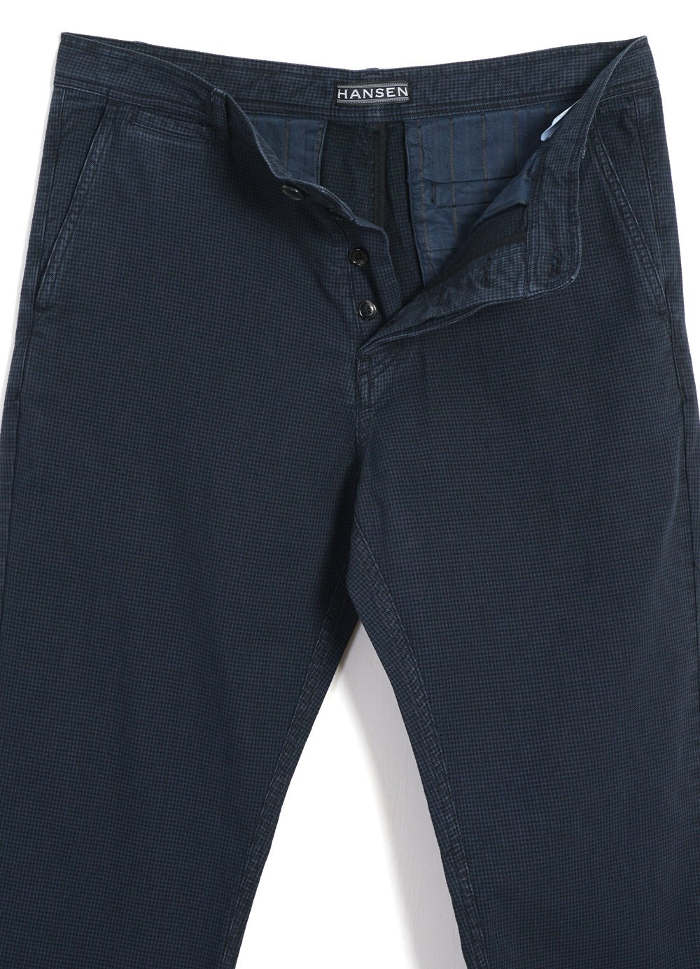 FRED | Regular Cut Work Trousers | Black Navy - Image 6