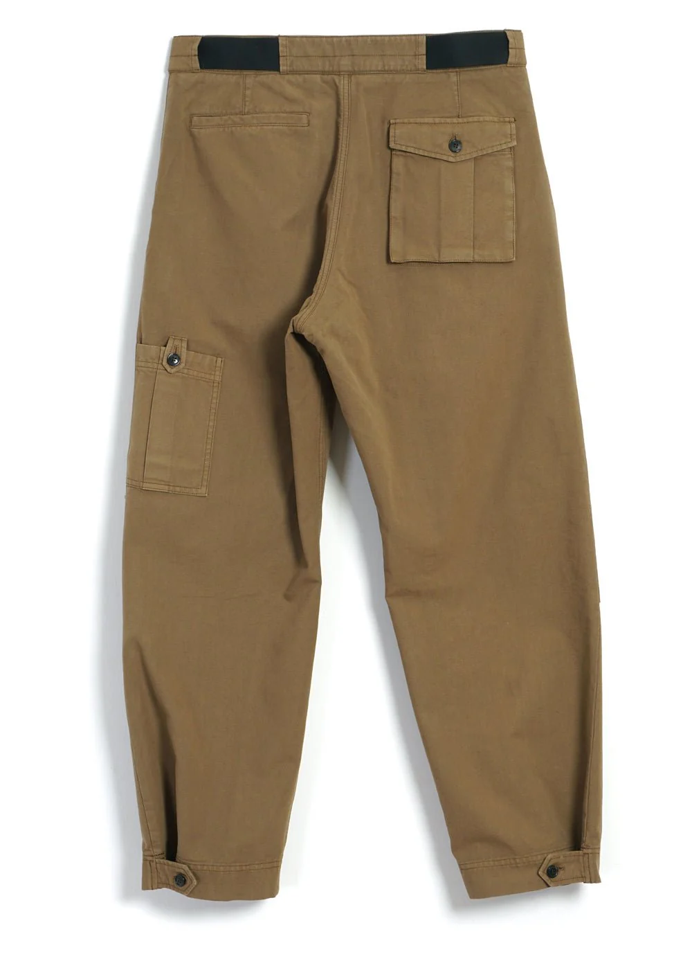 KARLO | Wide Cut Utility Trousers | Khaki - Image 6