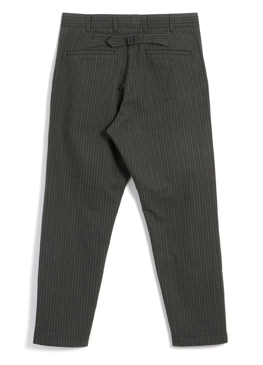 KIAN | Cinch Back Wide  Trousers | Khaki Pin - Image 6