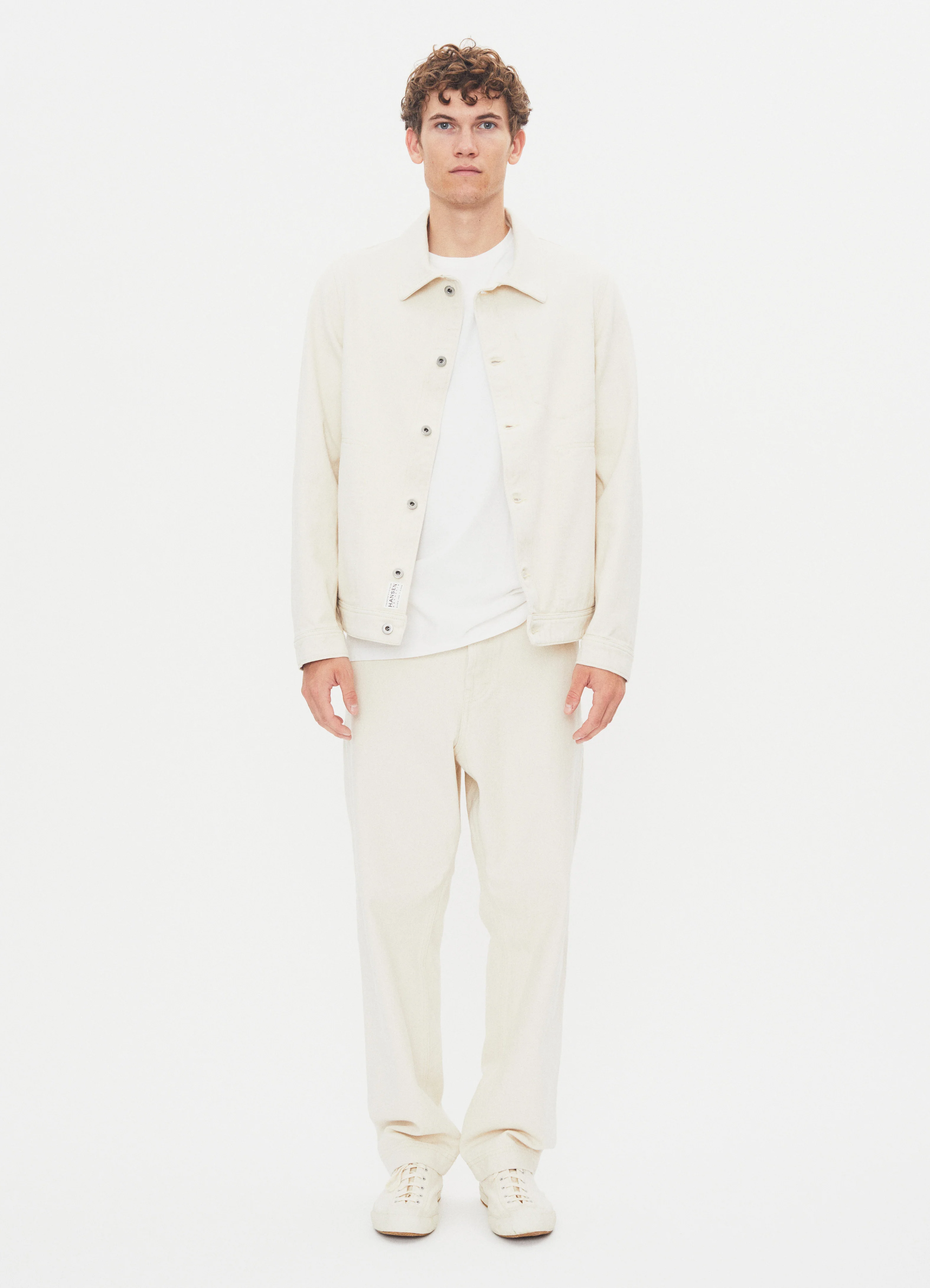 COSMO 31-26-1 | Casual Workwear Jacket | Ecru - Image 2