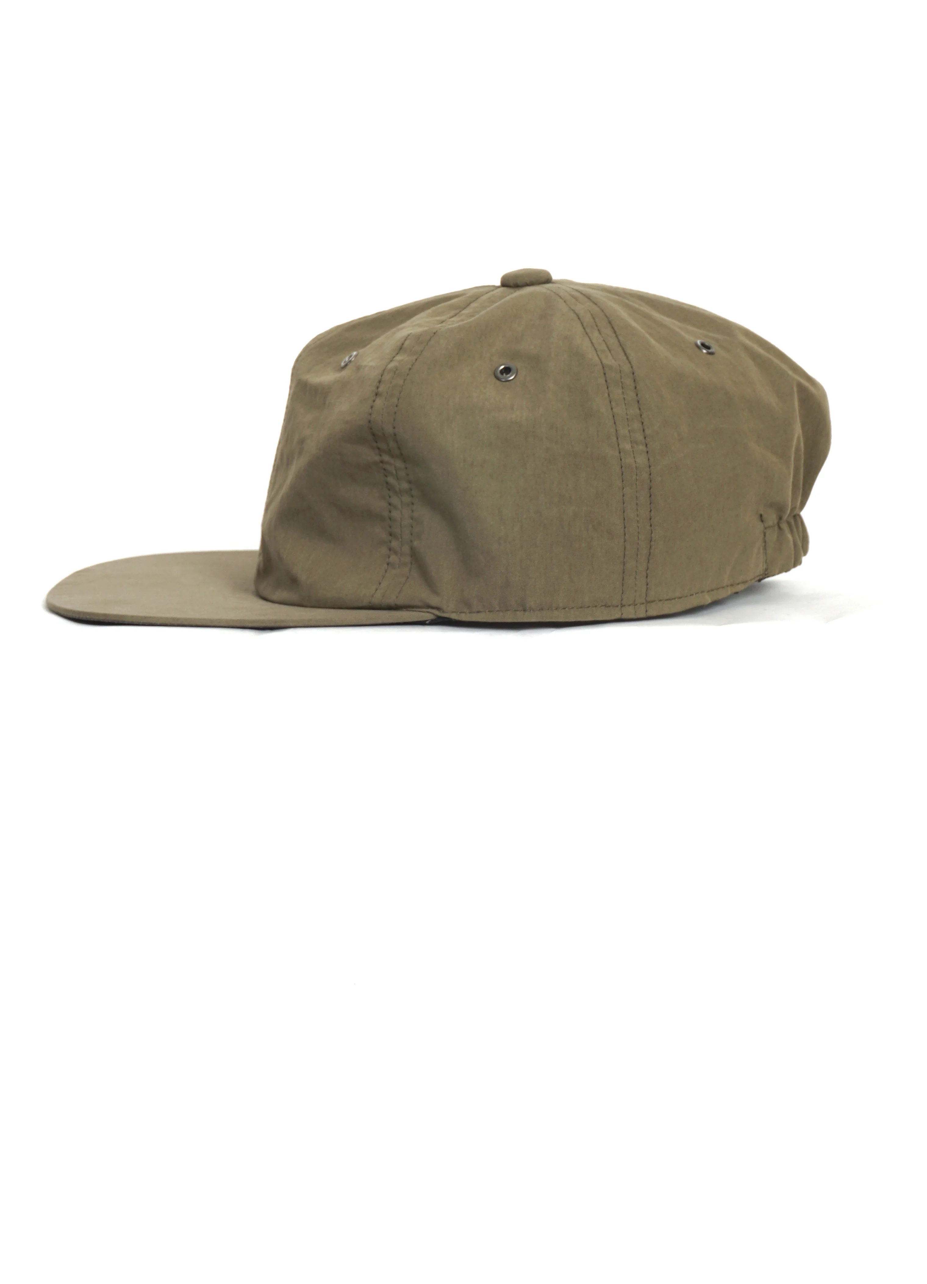 Cotton/Nylon B.B Cap | Olive/Grey - Image 2