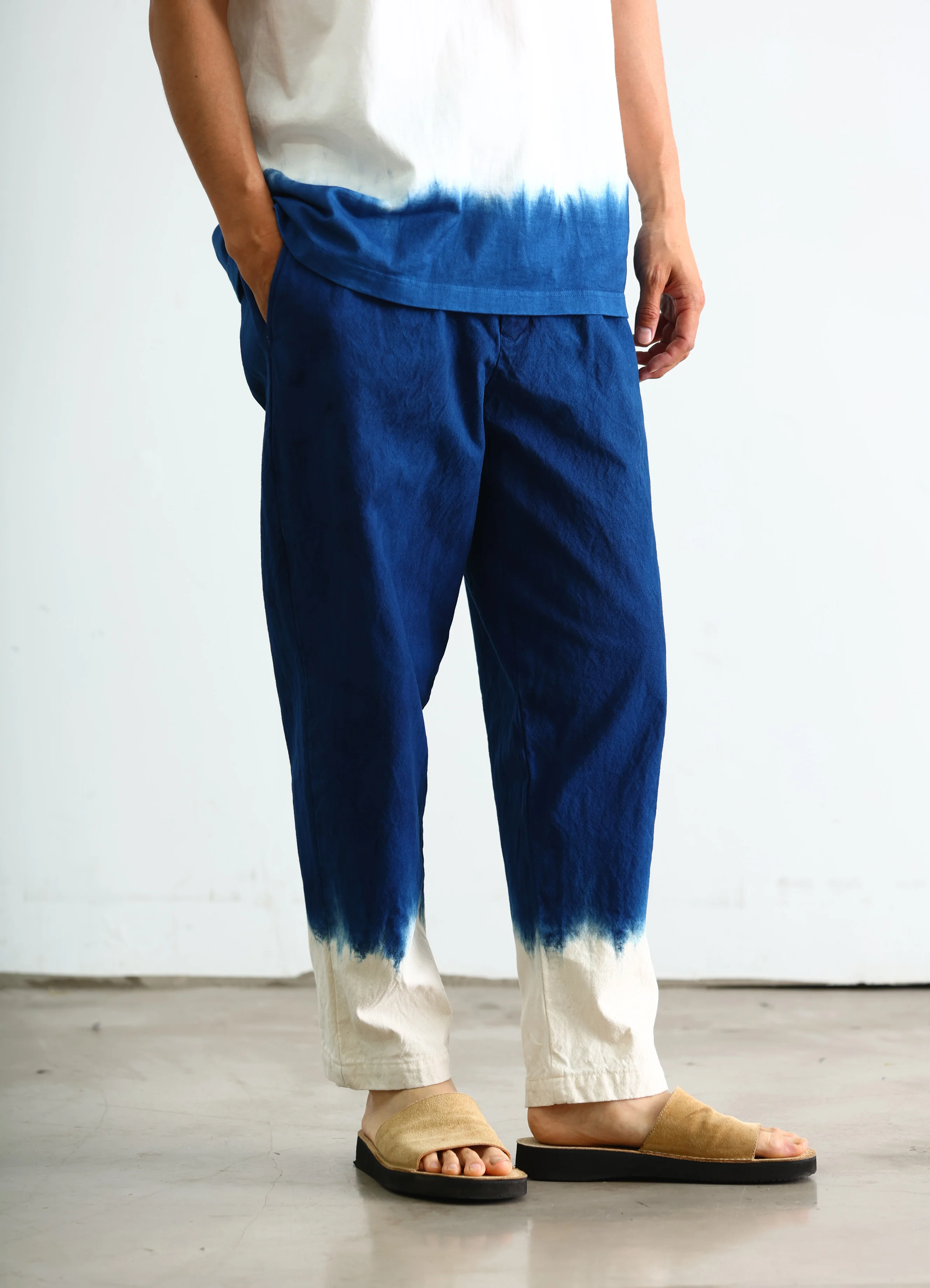 CREW NECK T-SHIRT | Natural Indigo - Image 5