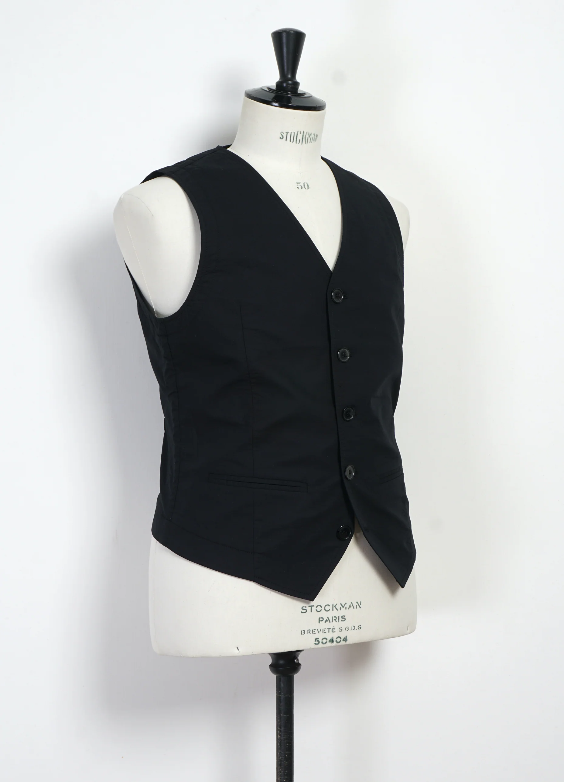 DANIEL 31-64-2 | Classic Waistcoat | Black Parachute - Image 2