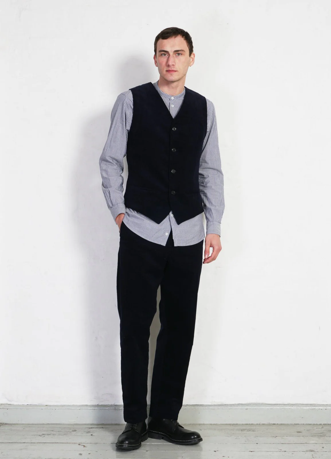 DANIEL | Classic Waistcoat | Fluid Navy - Image 2