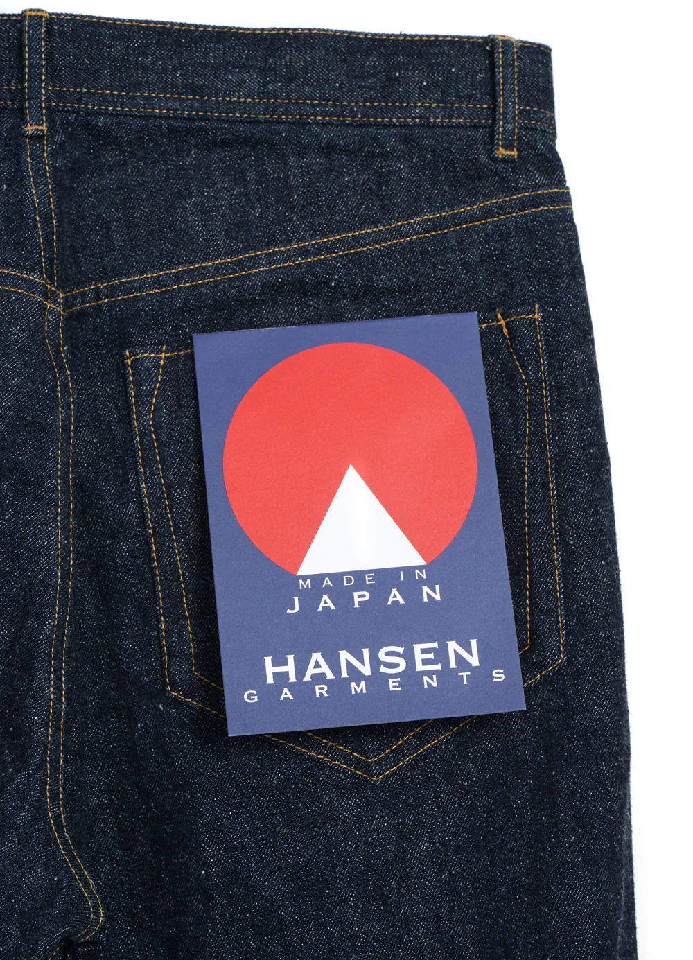 DEAN 100-14-20-4 | 13oz Neppy Denim Straight Cut Jeans | Real Indigo - Image 5