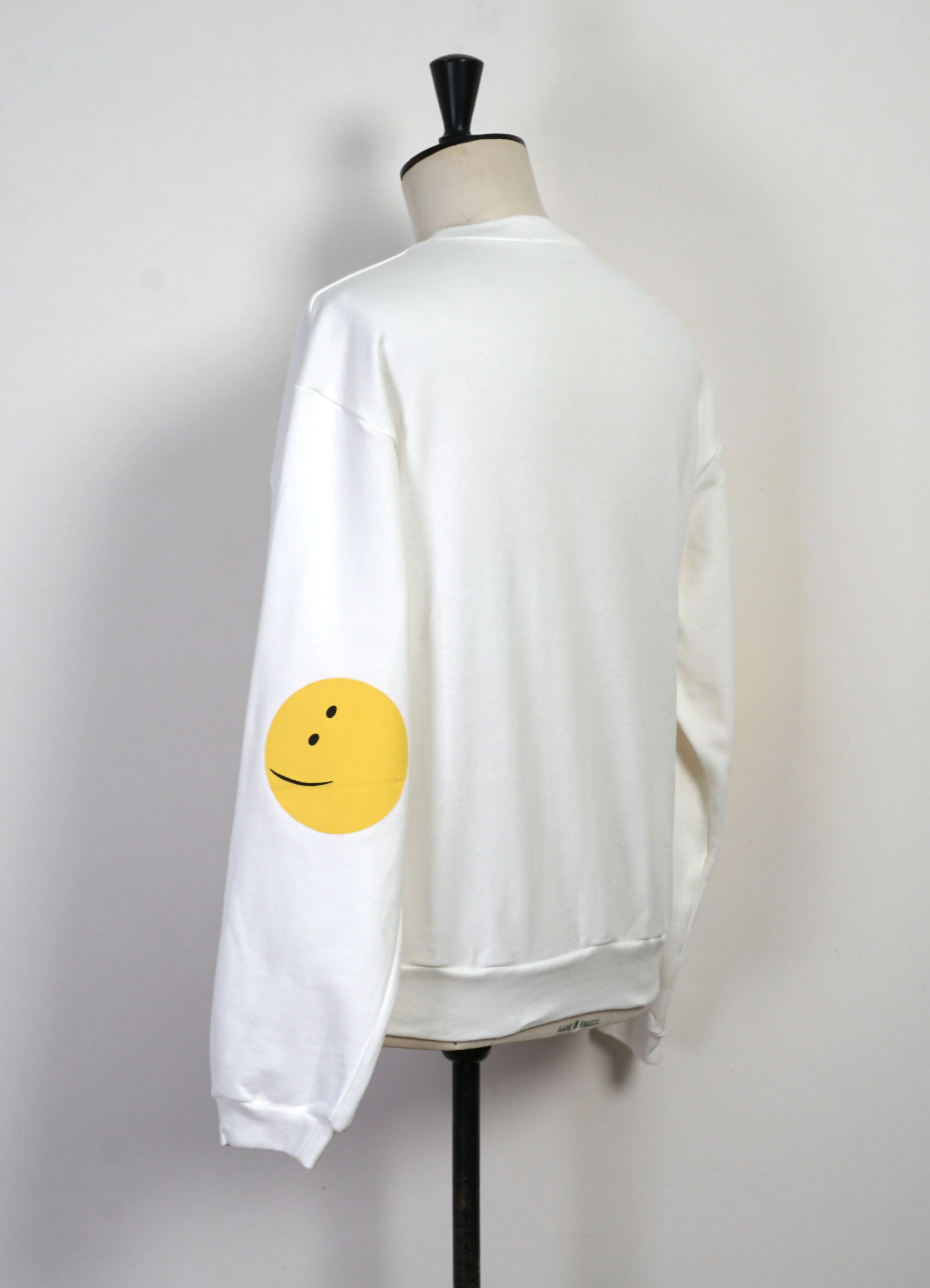 ECO SWT | Rainbowy Crewneck Sweater | White - Image 3