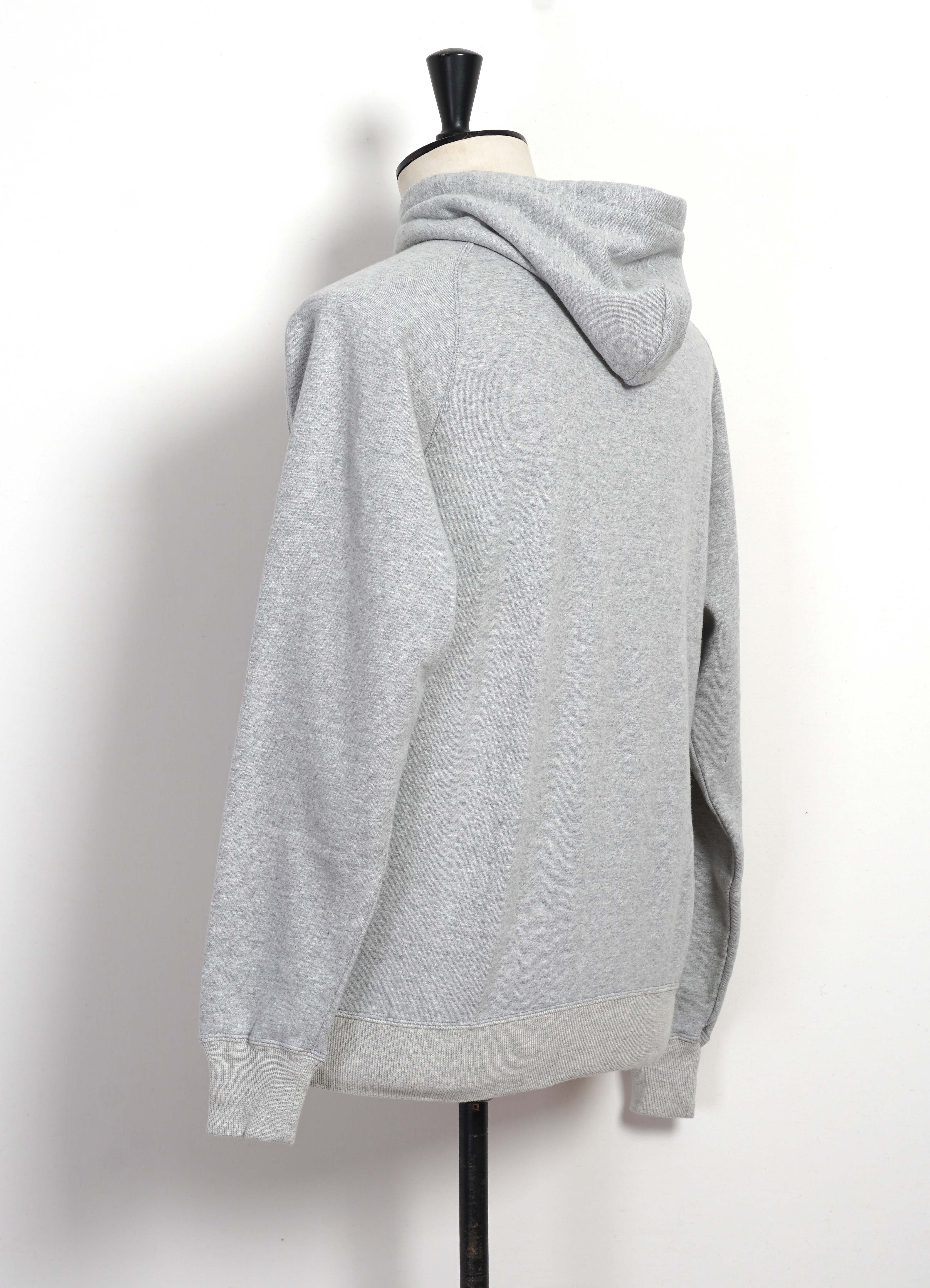 EHU'KAI | Brushed Fleece Hoodie | Hambledon Grey - Image 3