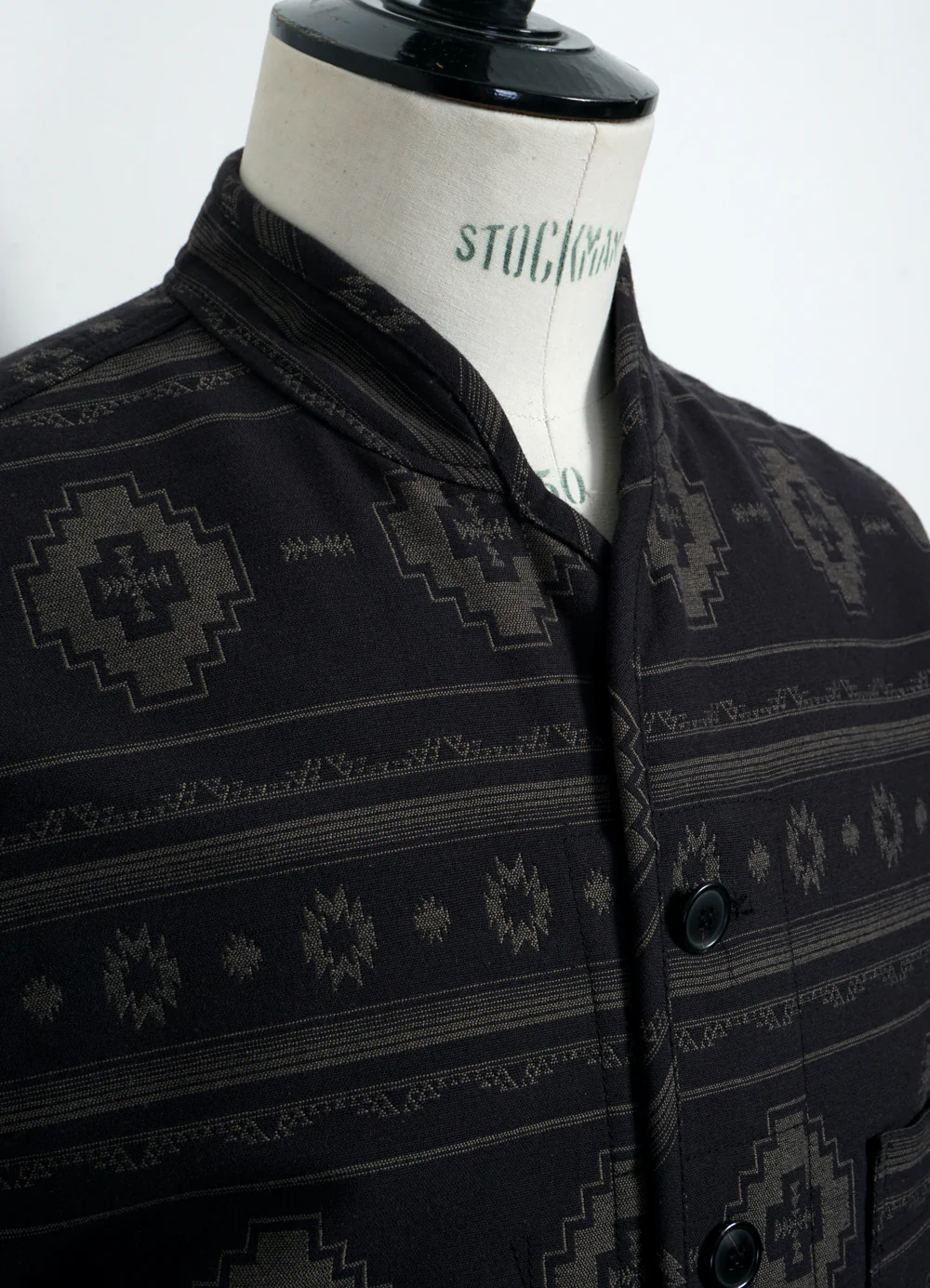 ERLING | Refined Work Jacket | Inca Black - Image 6