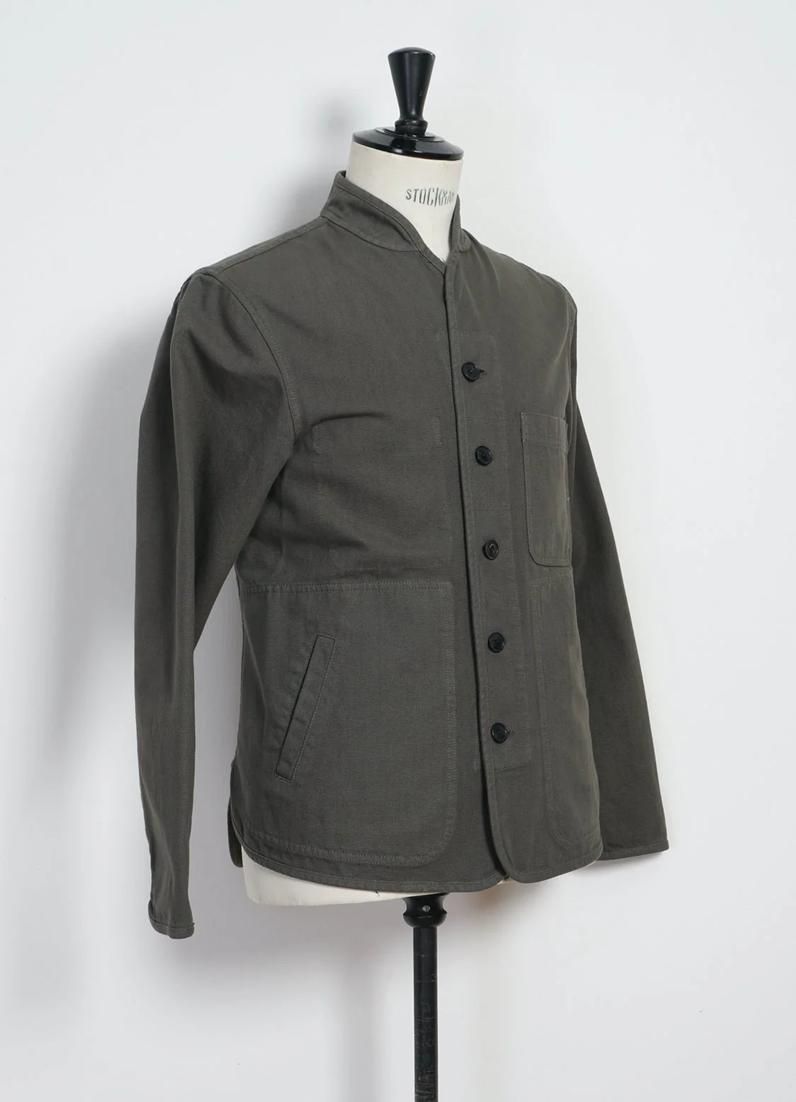 ERLING | Refined Work Jacket | Green Grey - Image 3