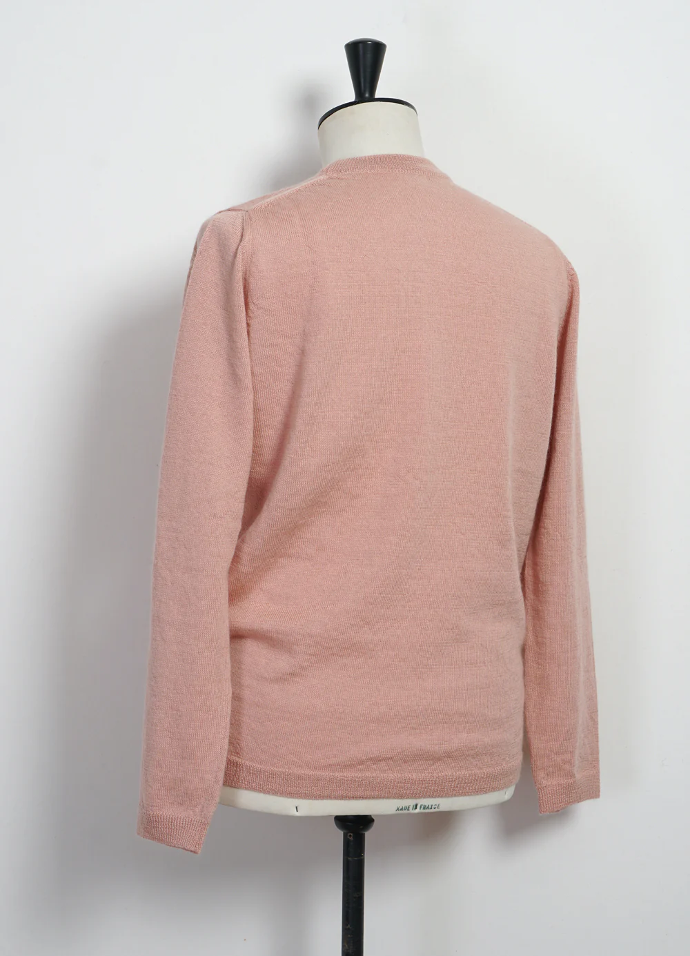 ESKE 30-04-9 | Knitted Crew Neck Sweater | Rose - Image 5