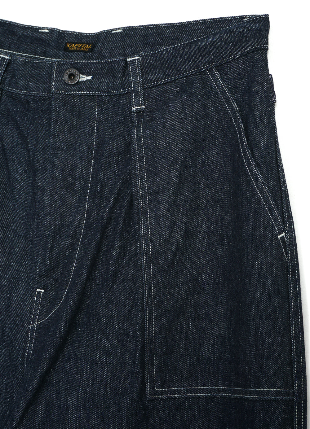 FATIGUE | Baggy 14oz Denim Trousers | Indigo - Image 2
