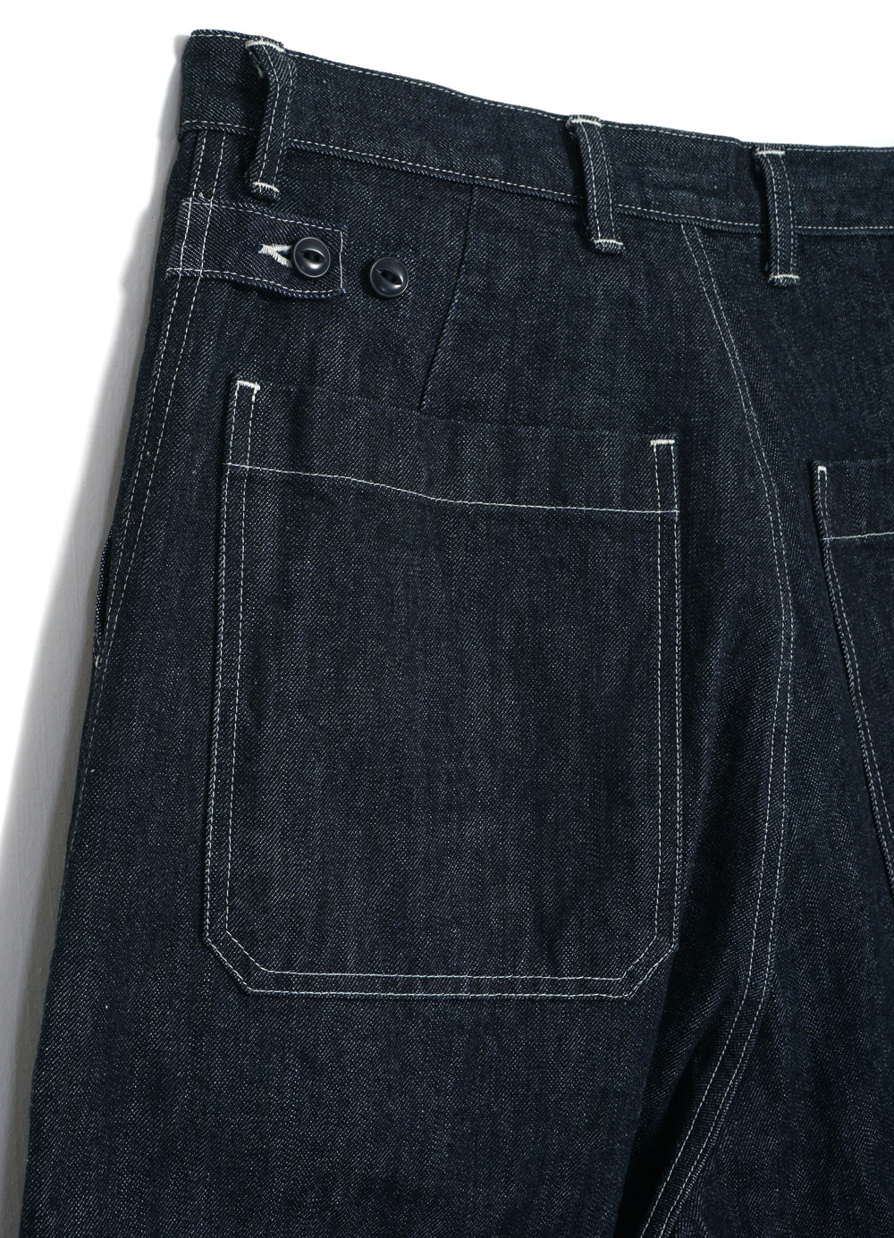 FATIGUE | Baggy 14oz Denim Trousers | Indigo - Image 4