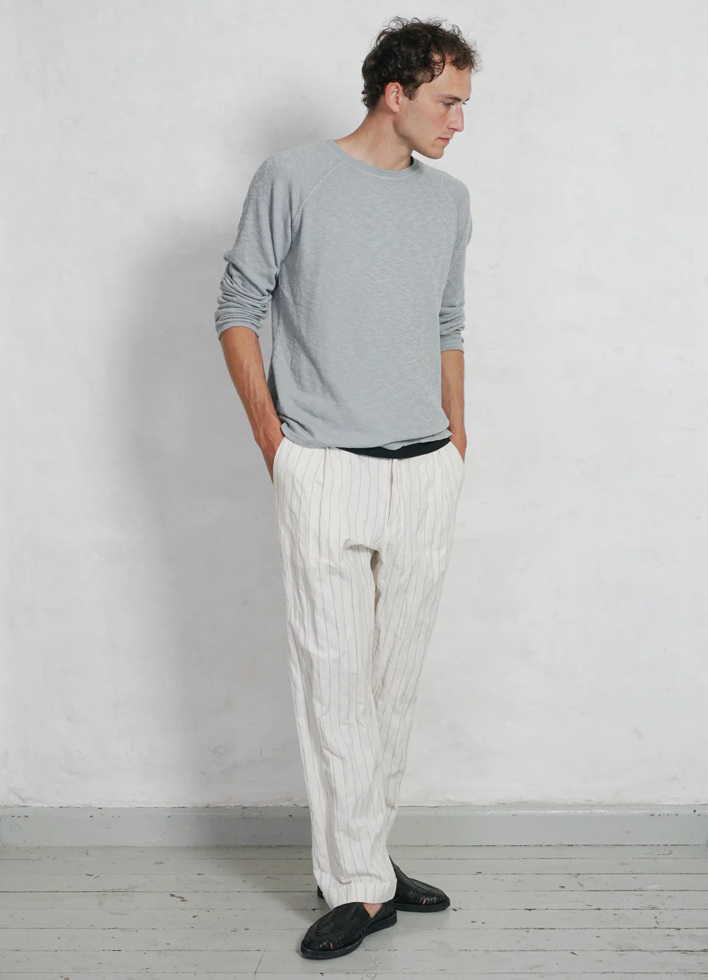 FELIX | Raglan Long Sleeve T-shirt | Lagoon - Image 3