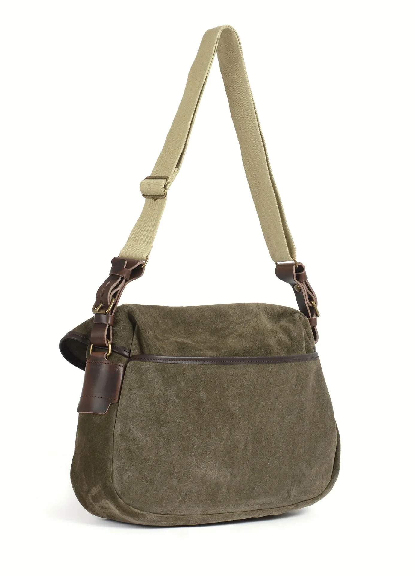 FISHERMAN'S MUSETTE M | Suede Fishermen's Bag | Musk - Image 3